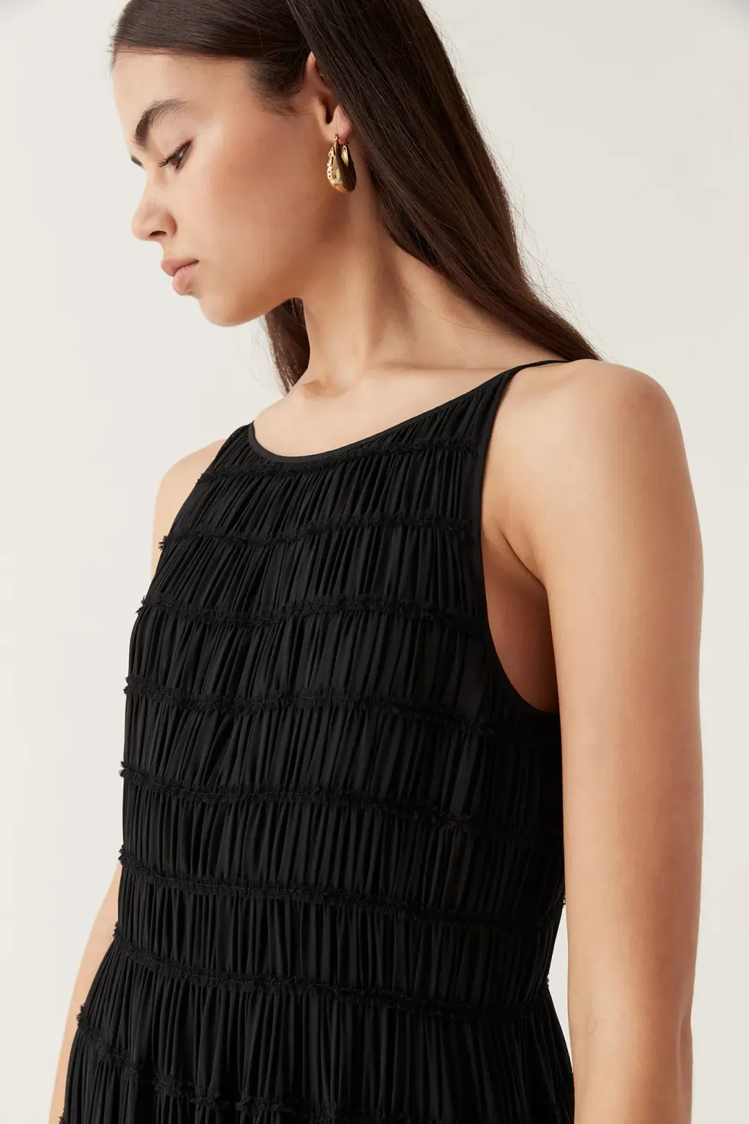 Aje Rosewood Ruched Maxi Dress Size 14 for rent on The Volte - main image