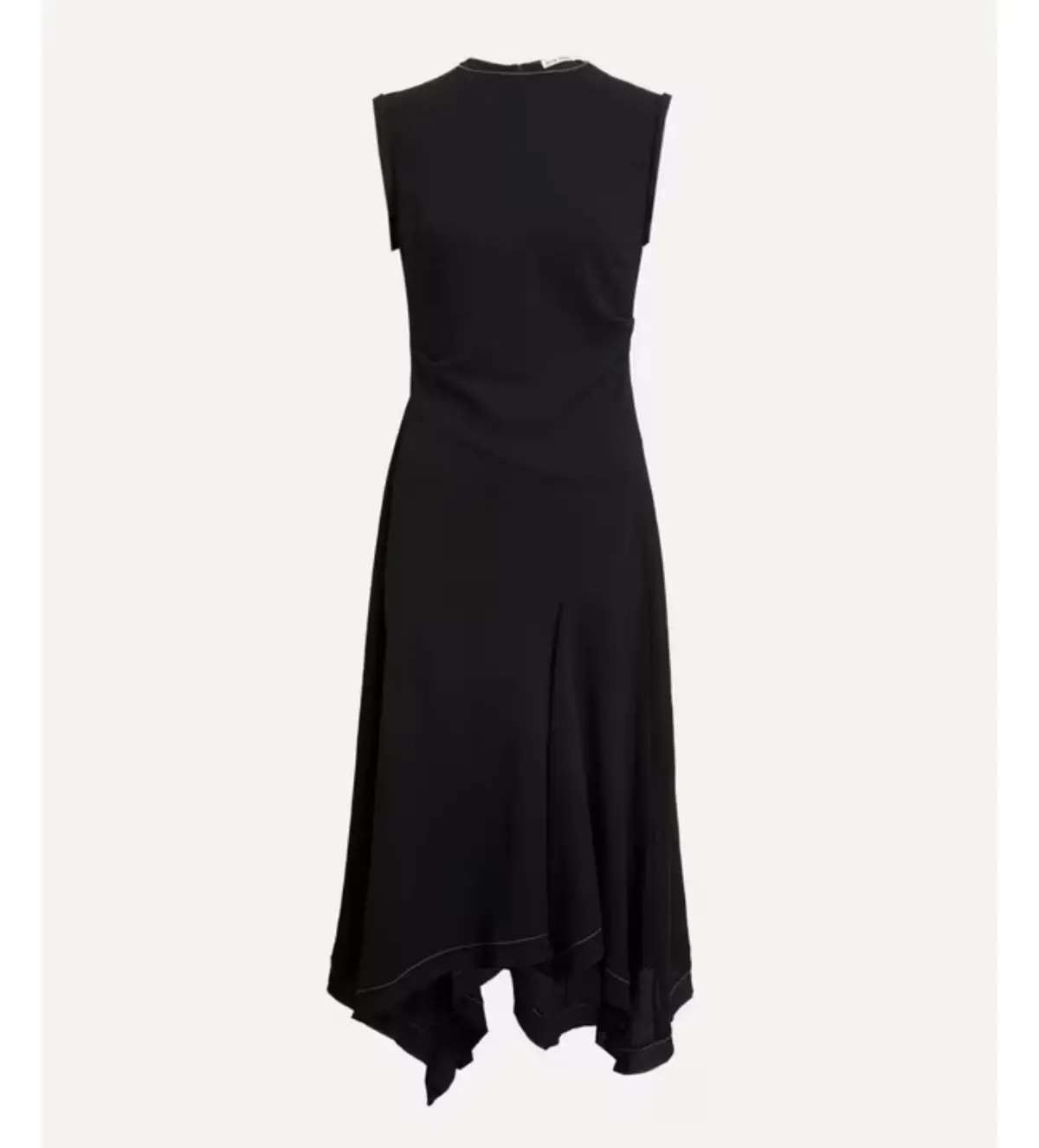 Acne Studios  Draped Midi Dress Black Size 10  - Image 3