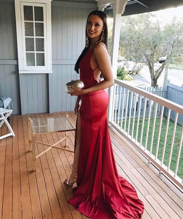 Alamour The Label Izabelle Gown Red Size 12 - Image 3