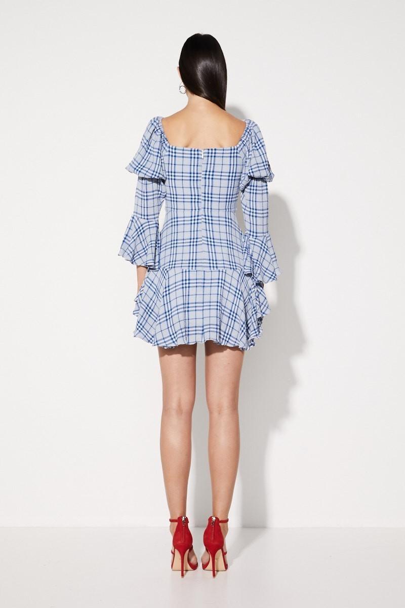 Mossman Crossing Paths Blue Dress 8 - Image 2