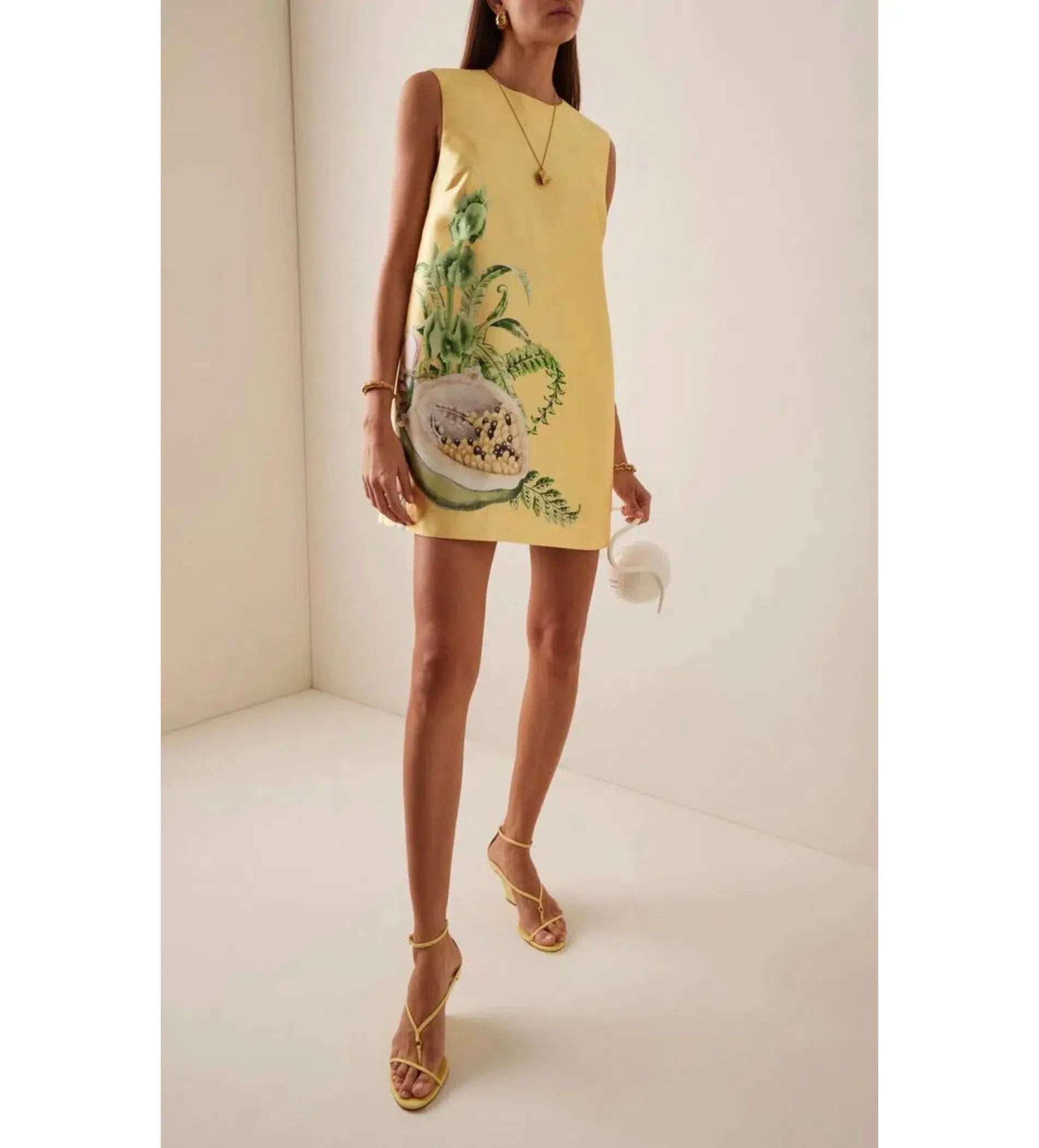 Alemais Sol Mini Dress Yellow Size AU 8 - Image 1