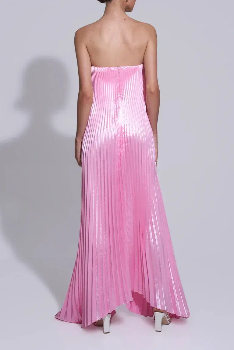 L'Idee Black Tie Gown Pink Valentine Size AU 8 - Image 3