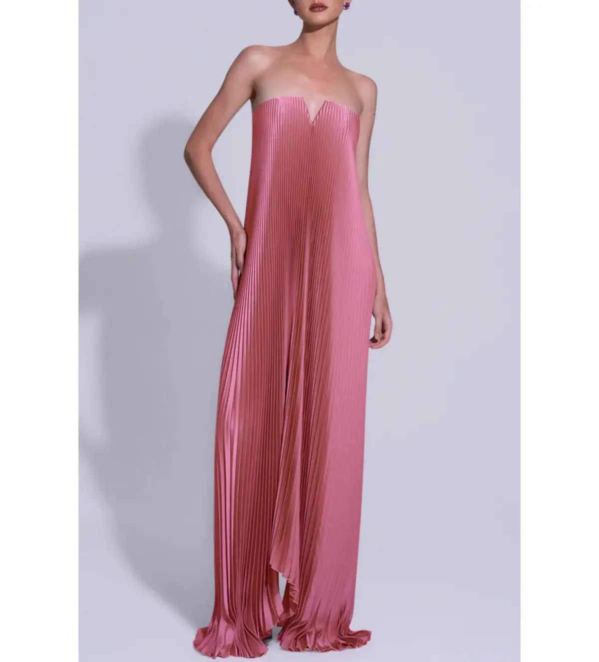 L'Idee Black Tie Gown Dusty Rose Size AU 10 - Image 1