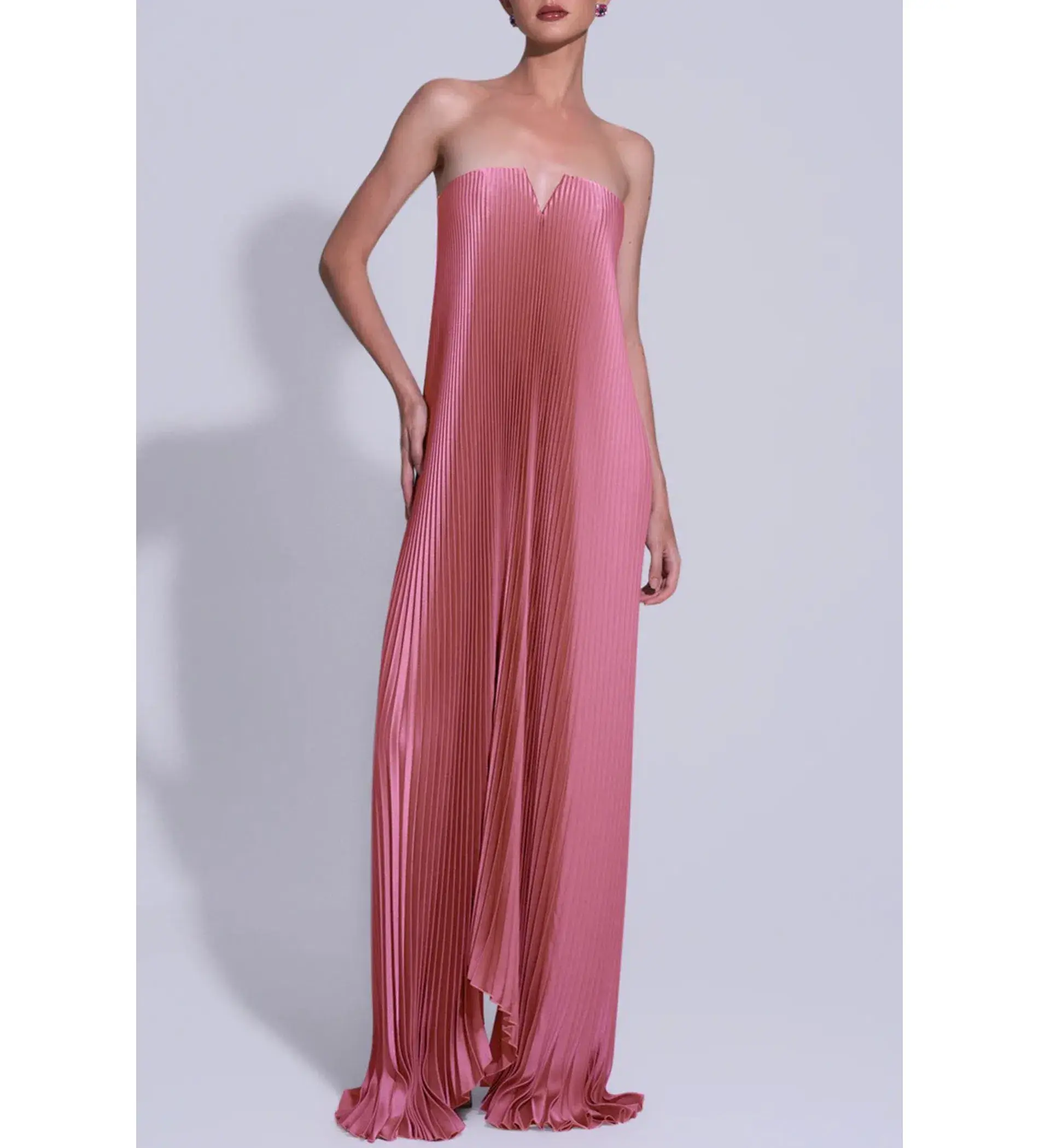 L'Idee Black Tie Gown Dusty Rose Size AU 10 - Image 1