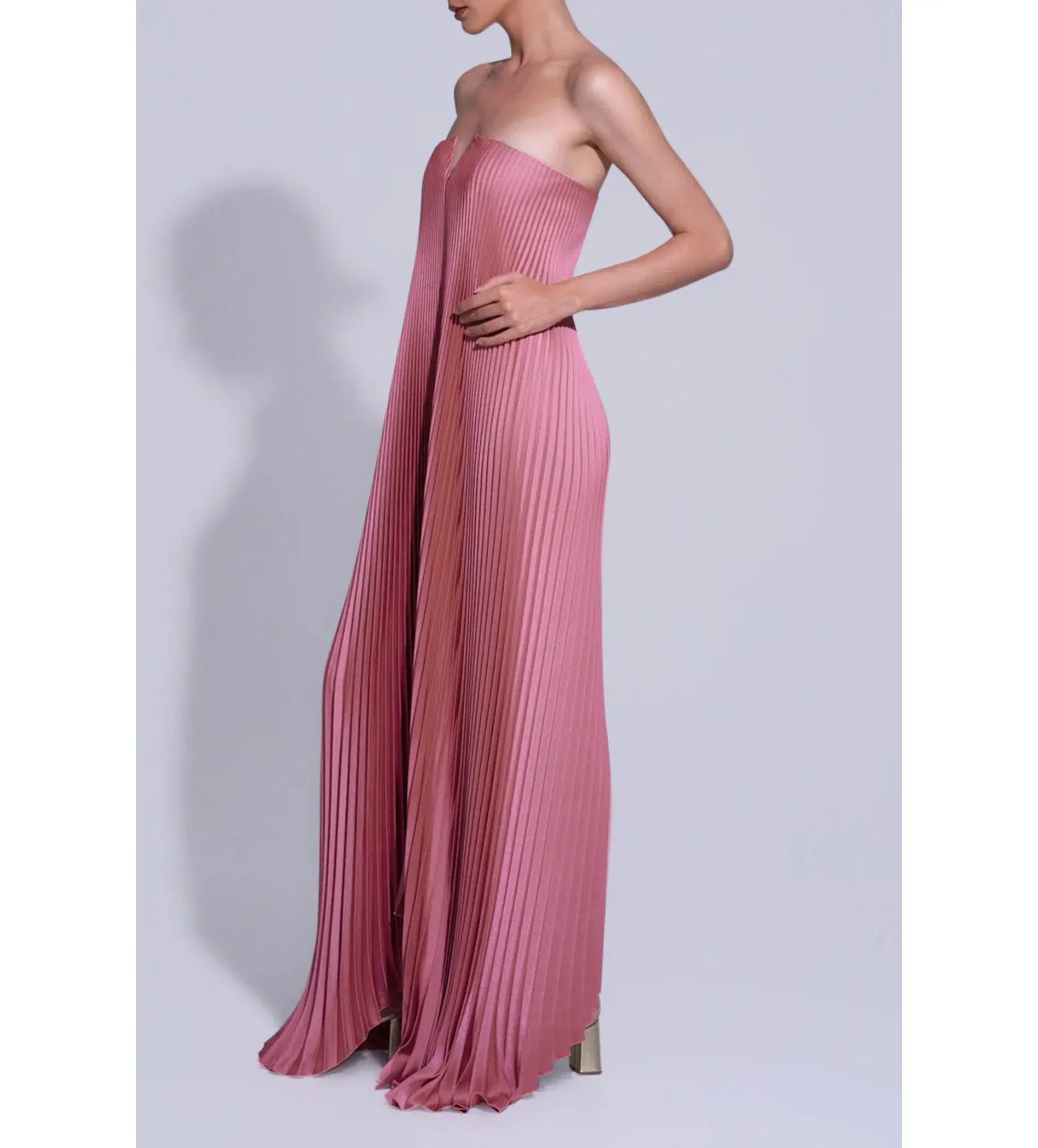 L'Idee Black Tie Gown Dusty Rose Size AU 10 - Image 2