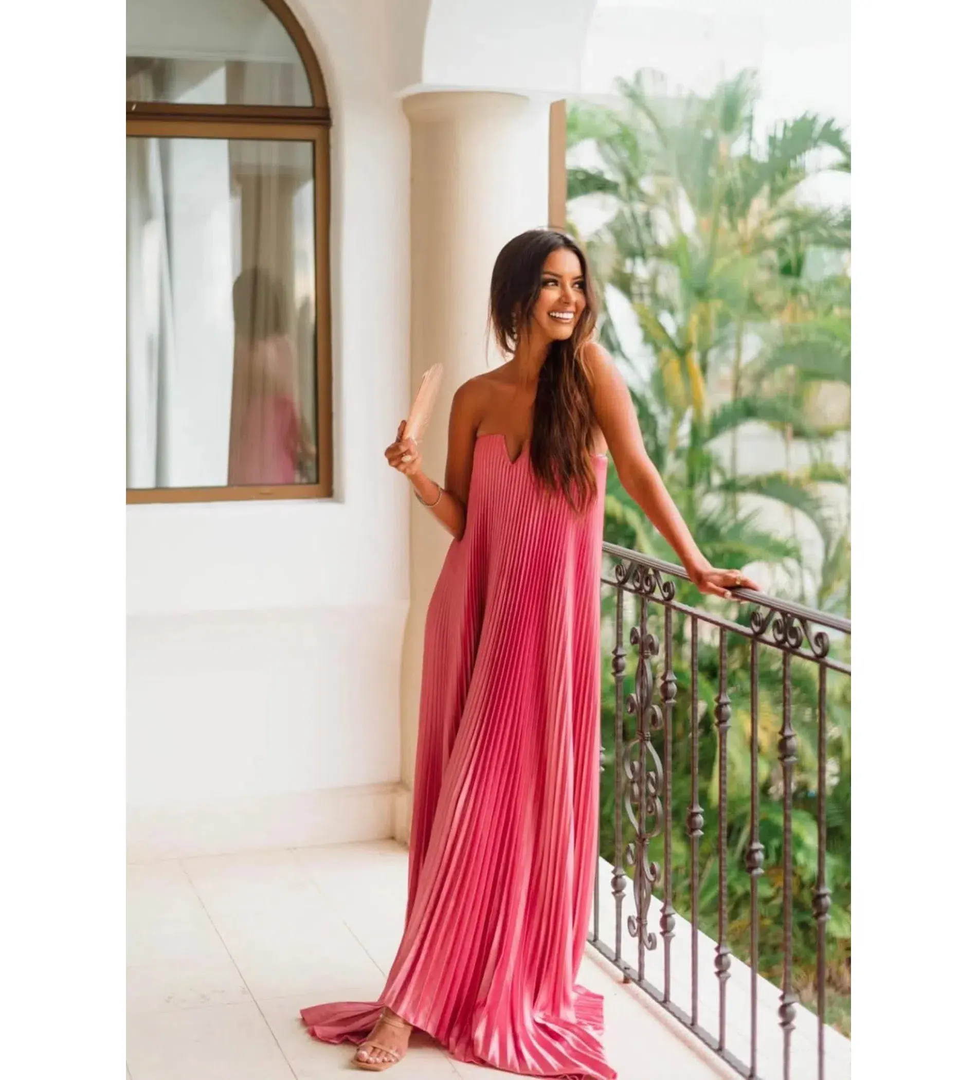 L'Idee Black Tie Gown Dusty Rose Size AU 10 - Image 4