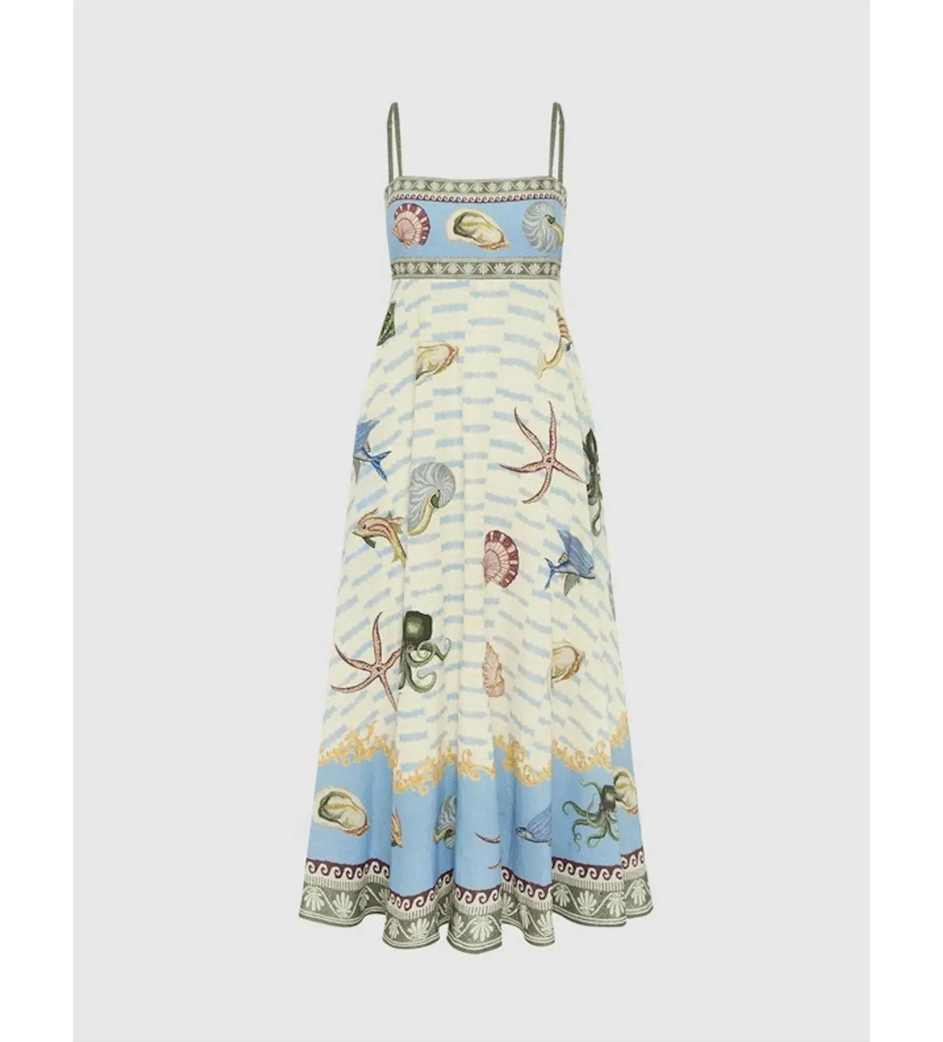 Alemais Bath House Maxi Sundress Multi Print Size AU 10 - Image 4