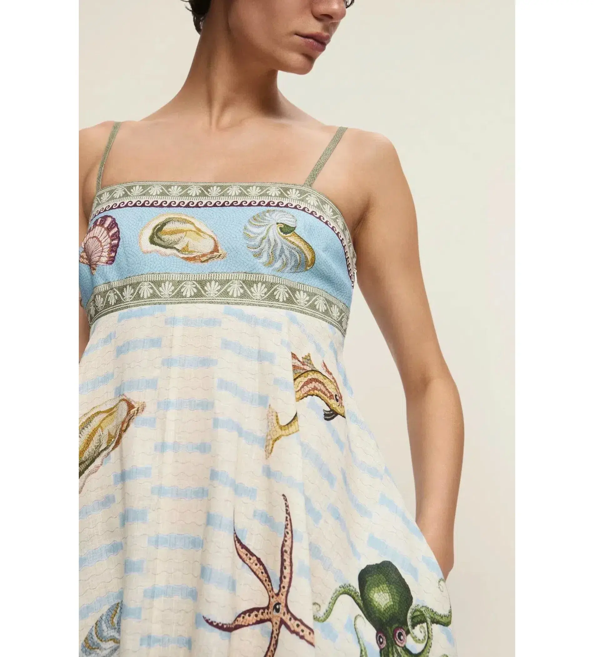 Alemais Bath House Maxi Sundress Multi Print Size AU 10 - Image 3