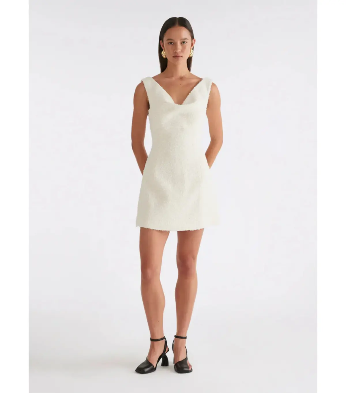 Anna Quan Bella Mini Dress Porcelain Size 10 - Image 1