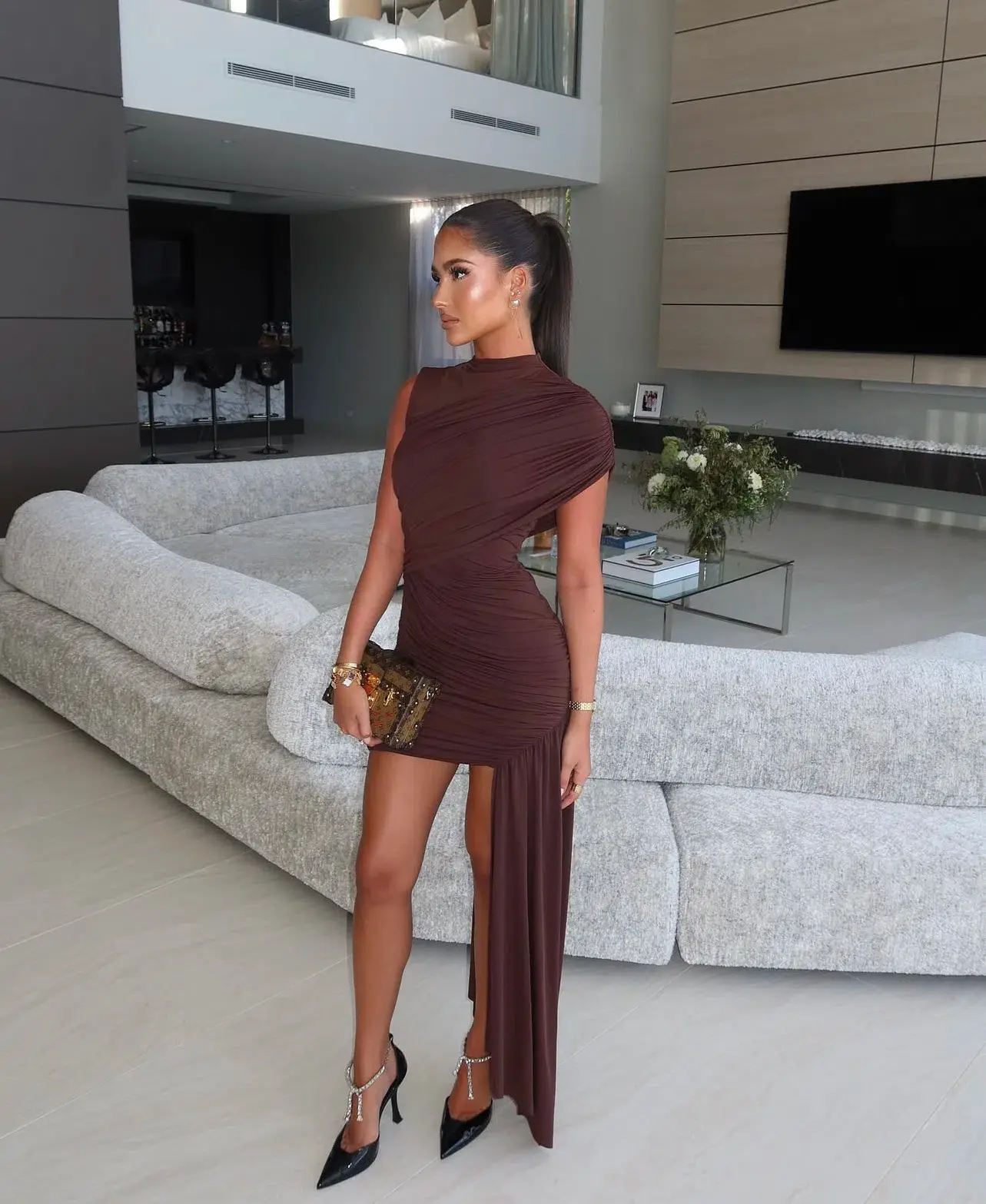 De La Vali Raveanna mini brown size 6  - Image 1