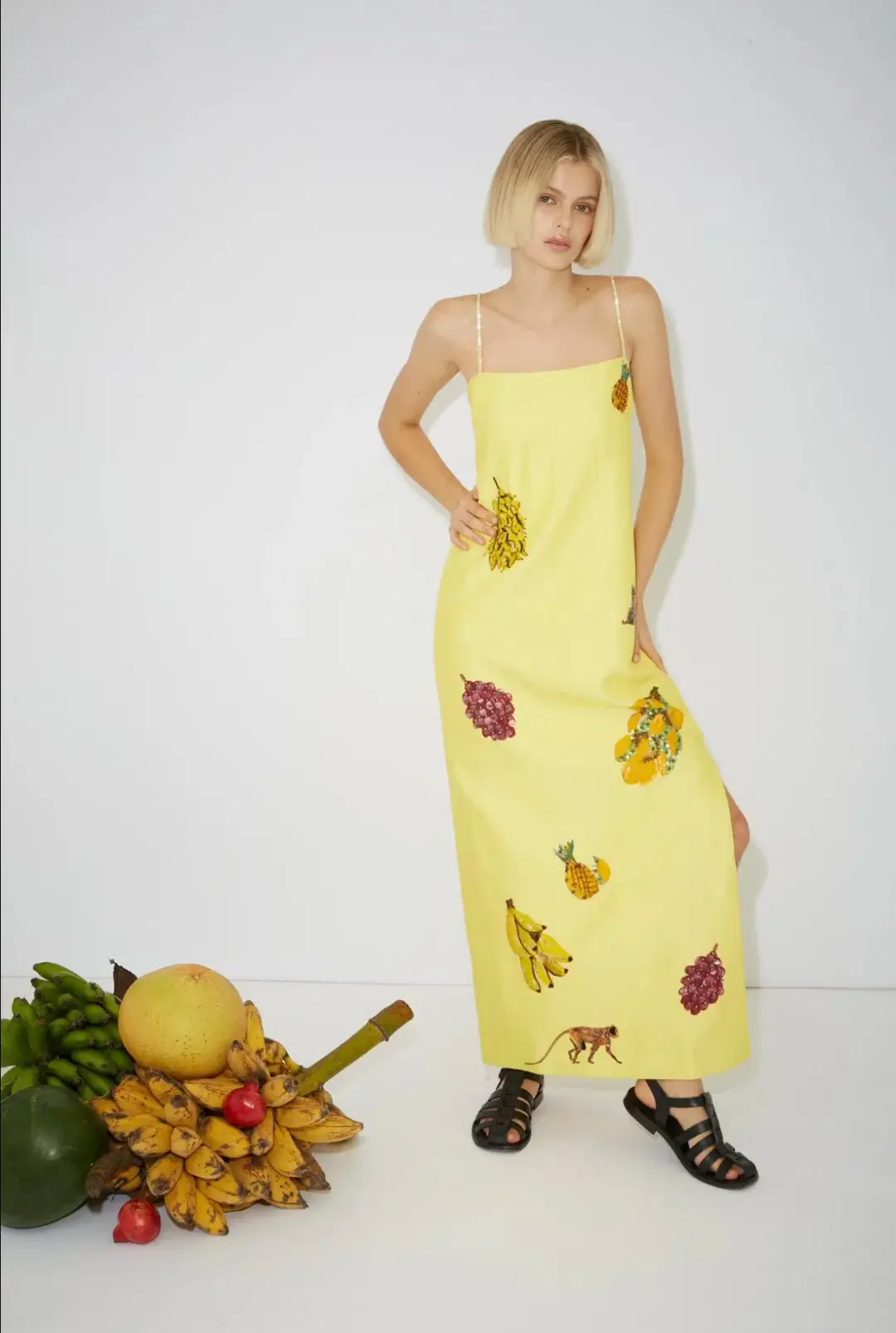 Alemais Diamond Dancer Midi Dress Print Size 12  for rent on The Volte - main image