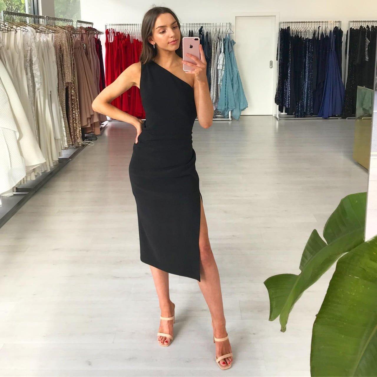 Bec & Bridge Gemma Asym Midi Dress - Image 1