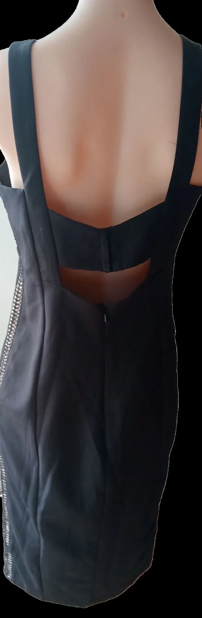 Bardot Bodycon Midi Dress Black Size 12 - Image 7