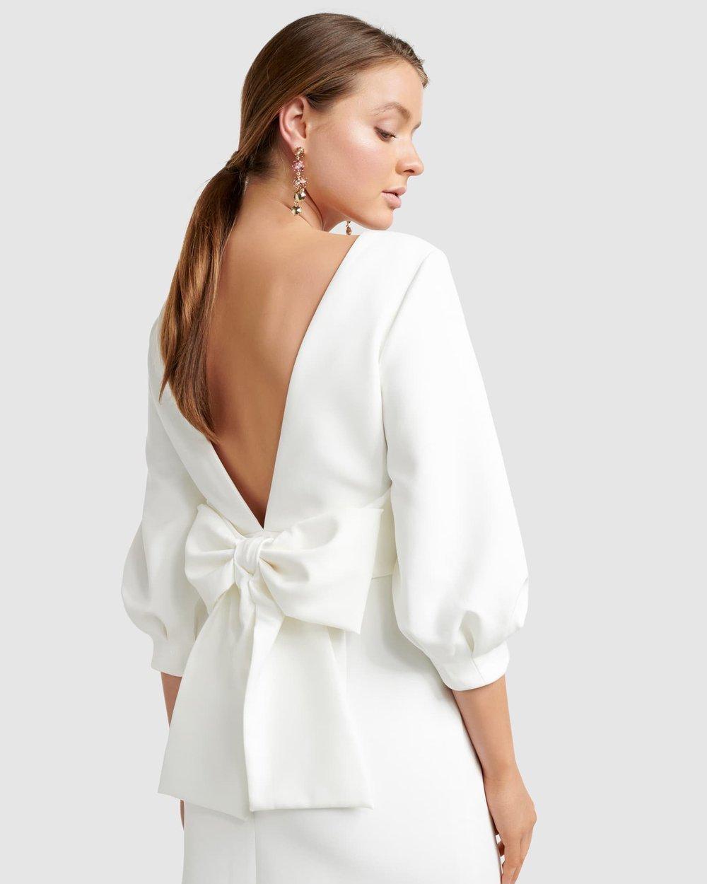 White mini hens dress - Image 4