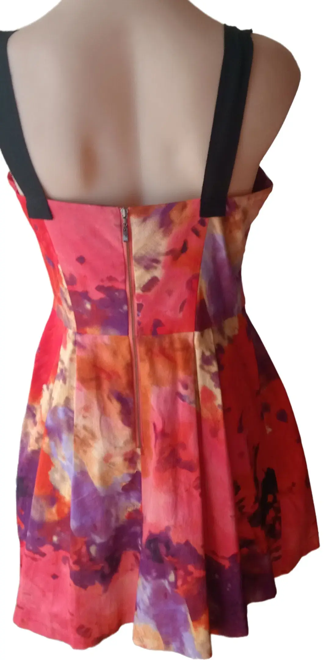 Cue in the City Colourful Summer Dress AU 12 for rent on The Volte - main image