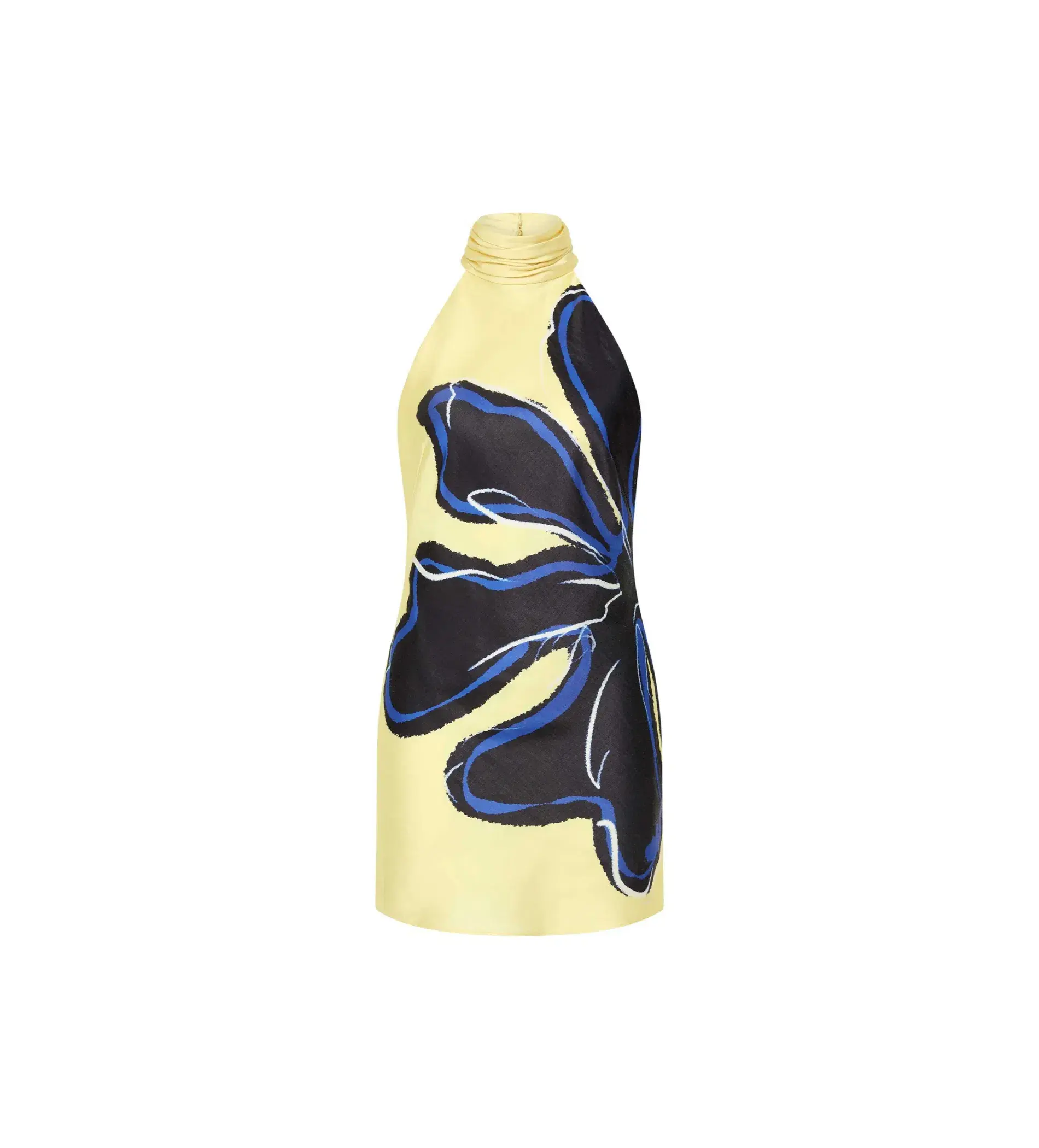 Rebecca Vallance Indigo Bloom Mini Dress Size 8 - Image 4