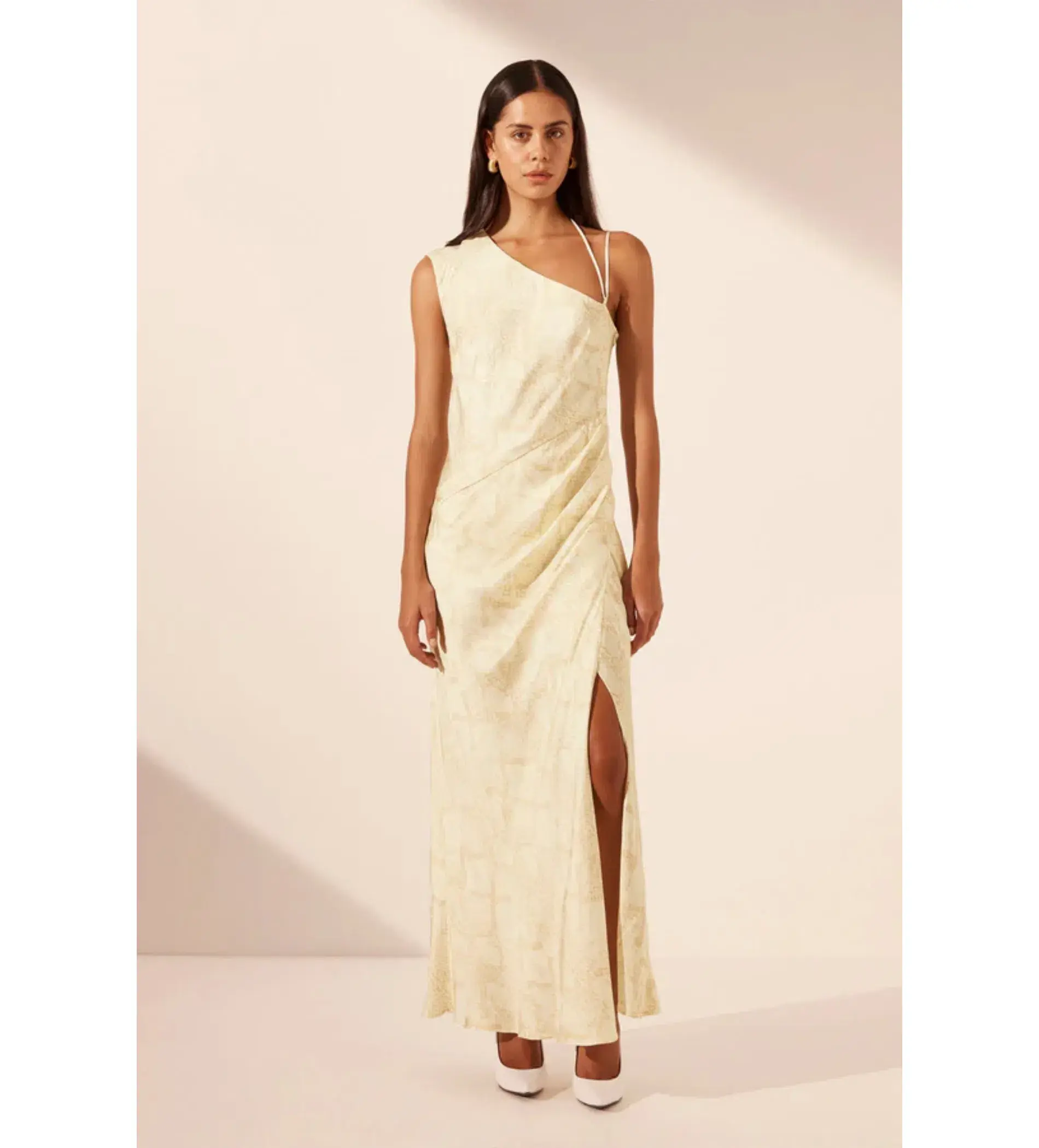 Shona Joy Medina Side Split Maxi Dress Medina Size 8 - Image 1