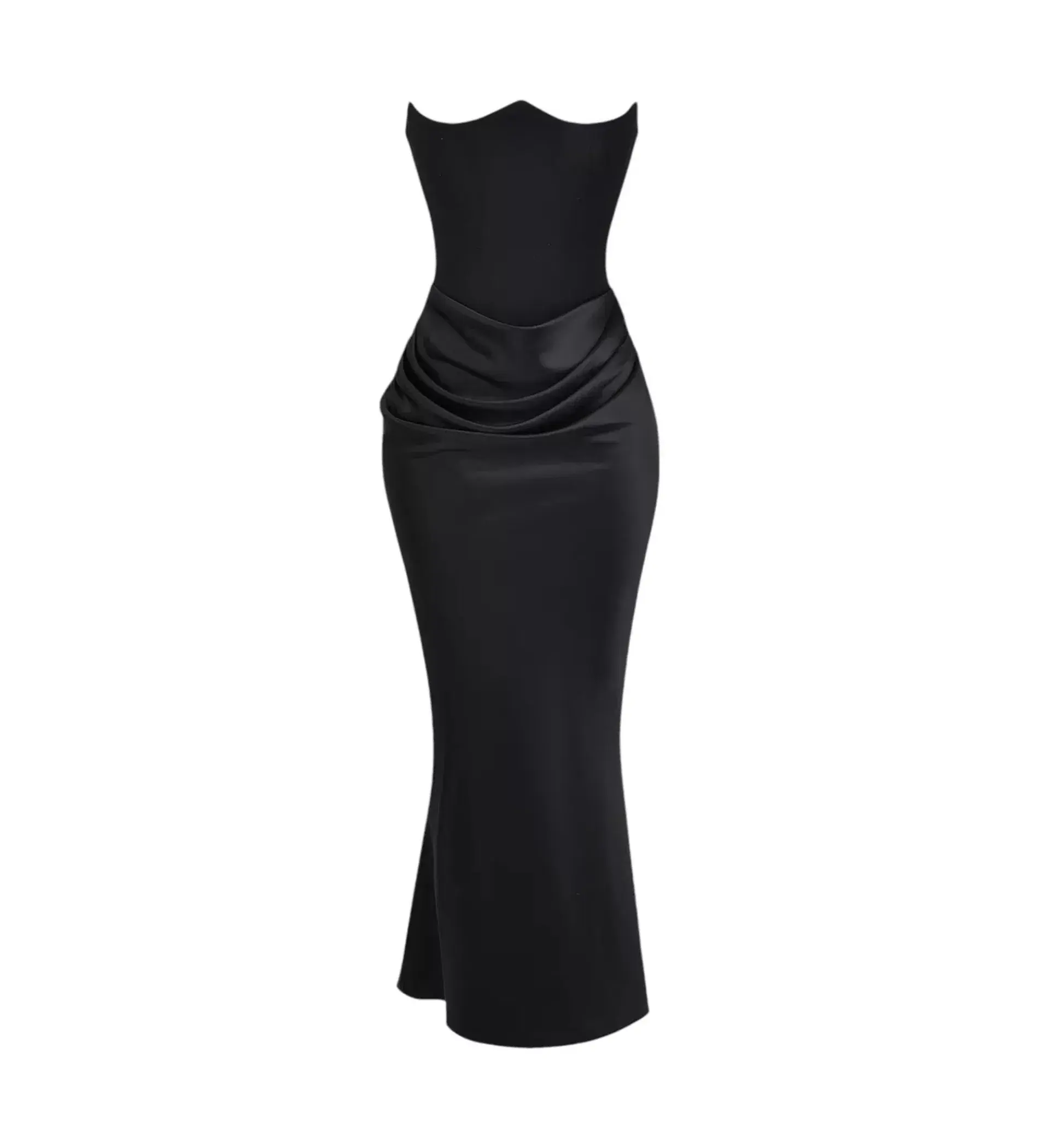 House of CB Persephone Strapless Corset Dress Black Size 6/XS - Image 4