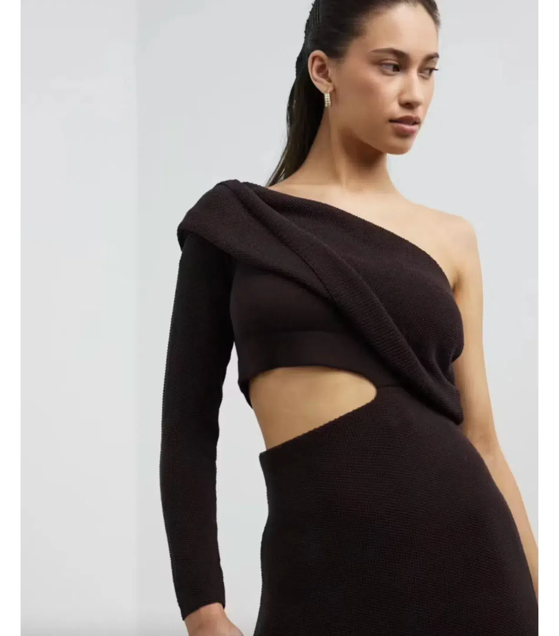 Camilla and Marc Javier Knit Dress Brown Size S / AU 6 - Image 2