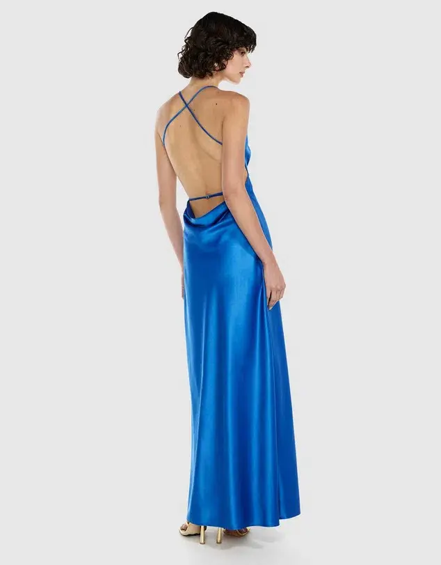 Manning Cartell Saturation Point Slip Dress Blue Size 10 - Image 4