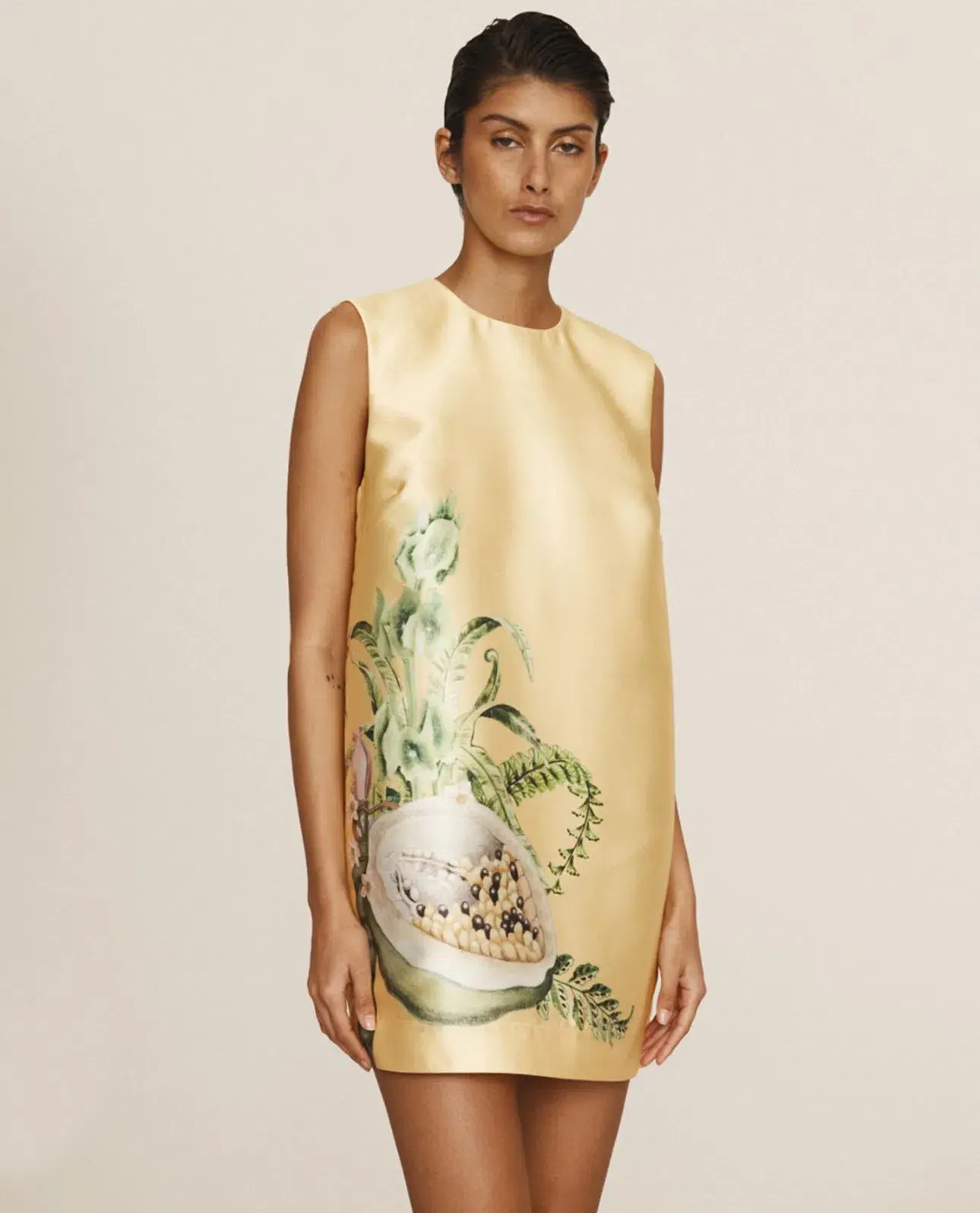Alemais Sol Mini Dress Lemon Size 10  - Image 2