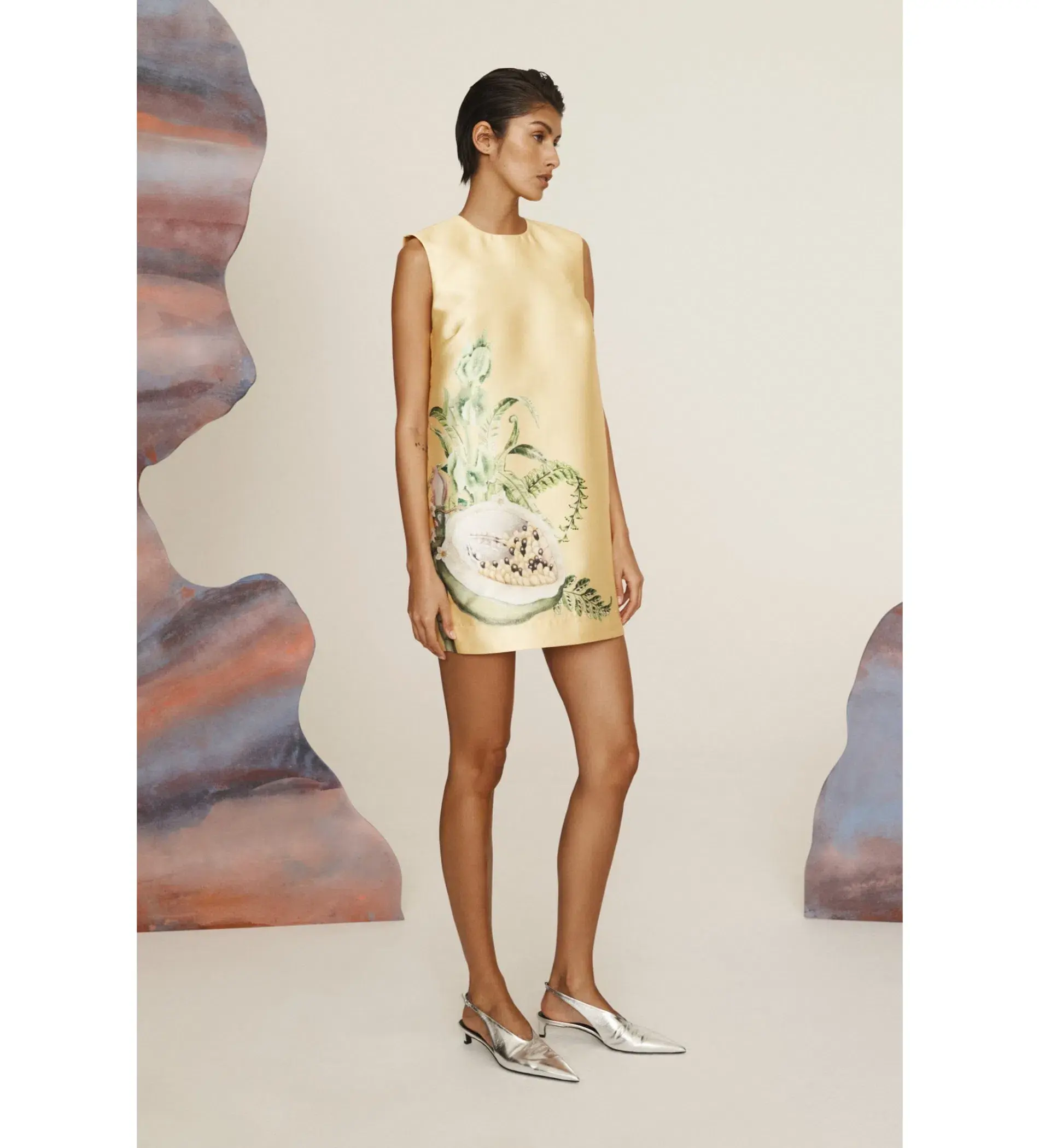 Alemais Sol Mini Dress Lemon Size 10  - Image 1
