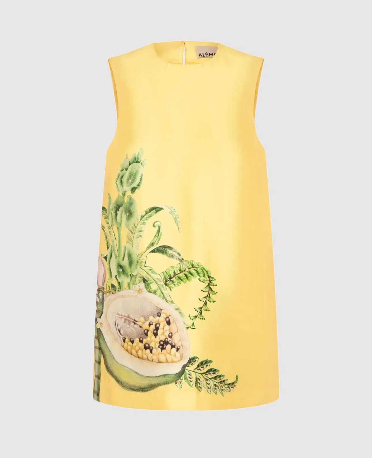 Alemais Sol Mini Dress Lemon Size 10  - Image 4