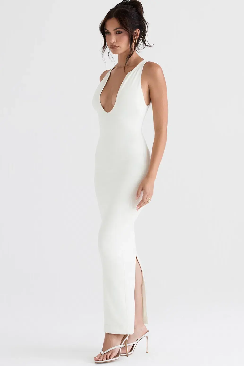 House of CB Eleanora Ivory Maxi Dress Size S - Image 2