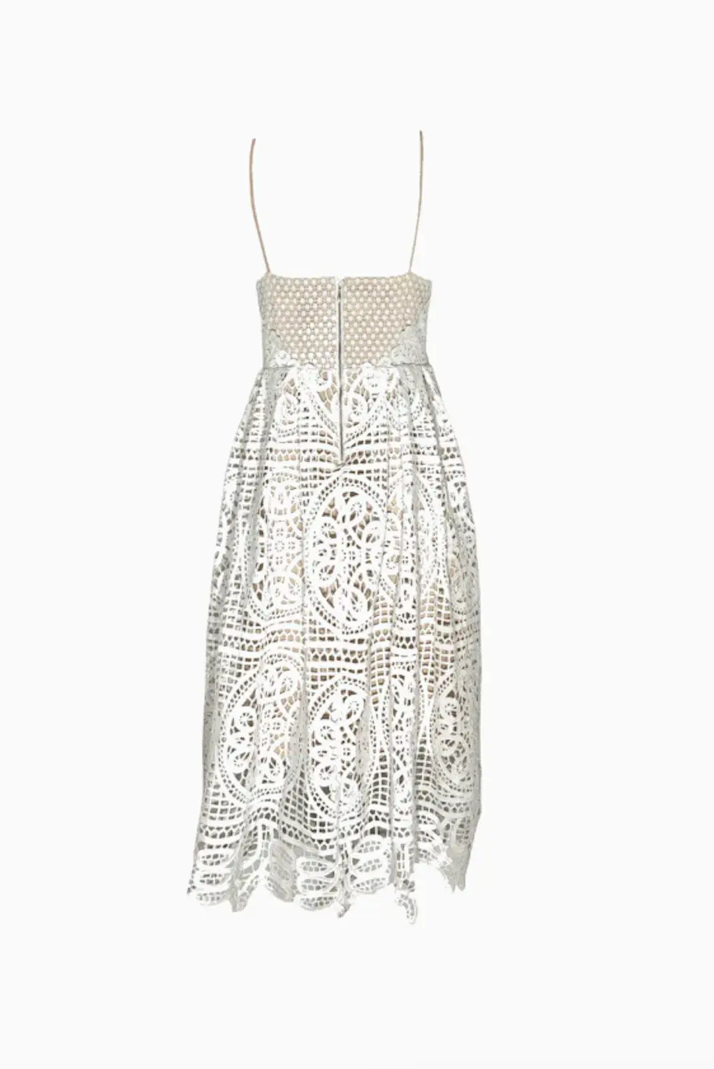 Seed Heritage Sweet Broderie Dress White Midi Size 12  - Image 3