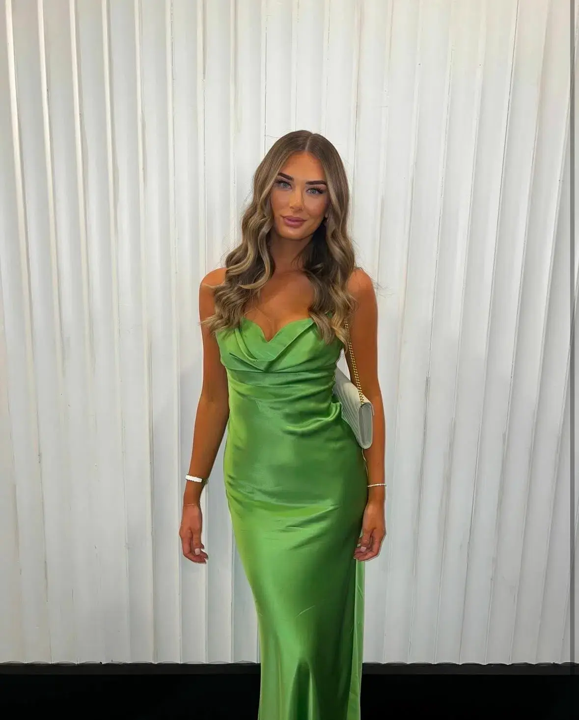 Rachel Gilbert Skye Gown Green Size 16 - Image 1