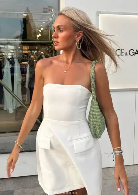 Odd Muse The Ultimate Muse Strapless Mini Dress White Size XS/AU 6 - Image 13