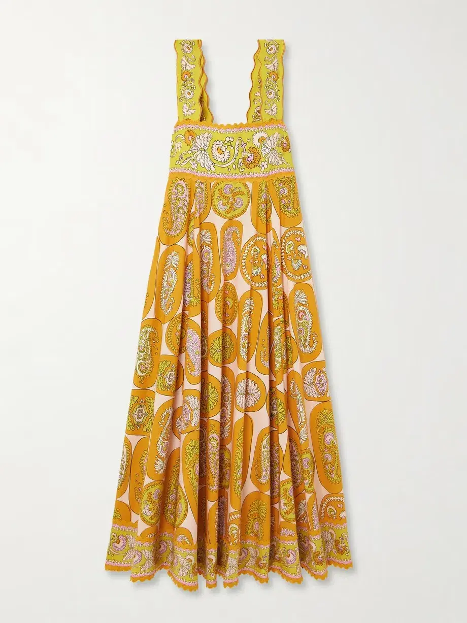 Alemais Diana Summer Midi Dress Print Size 12 - Image 1