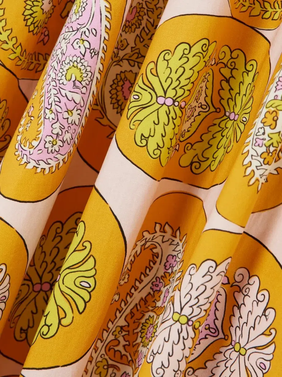 Alemais Diana Summer Midi Dress Print Size 12 - Image 3