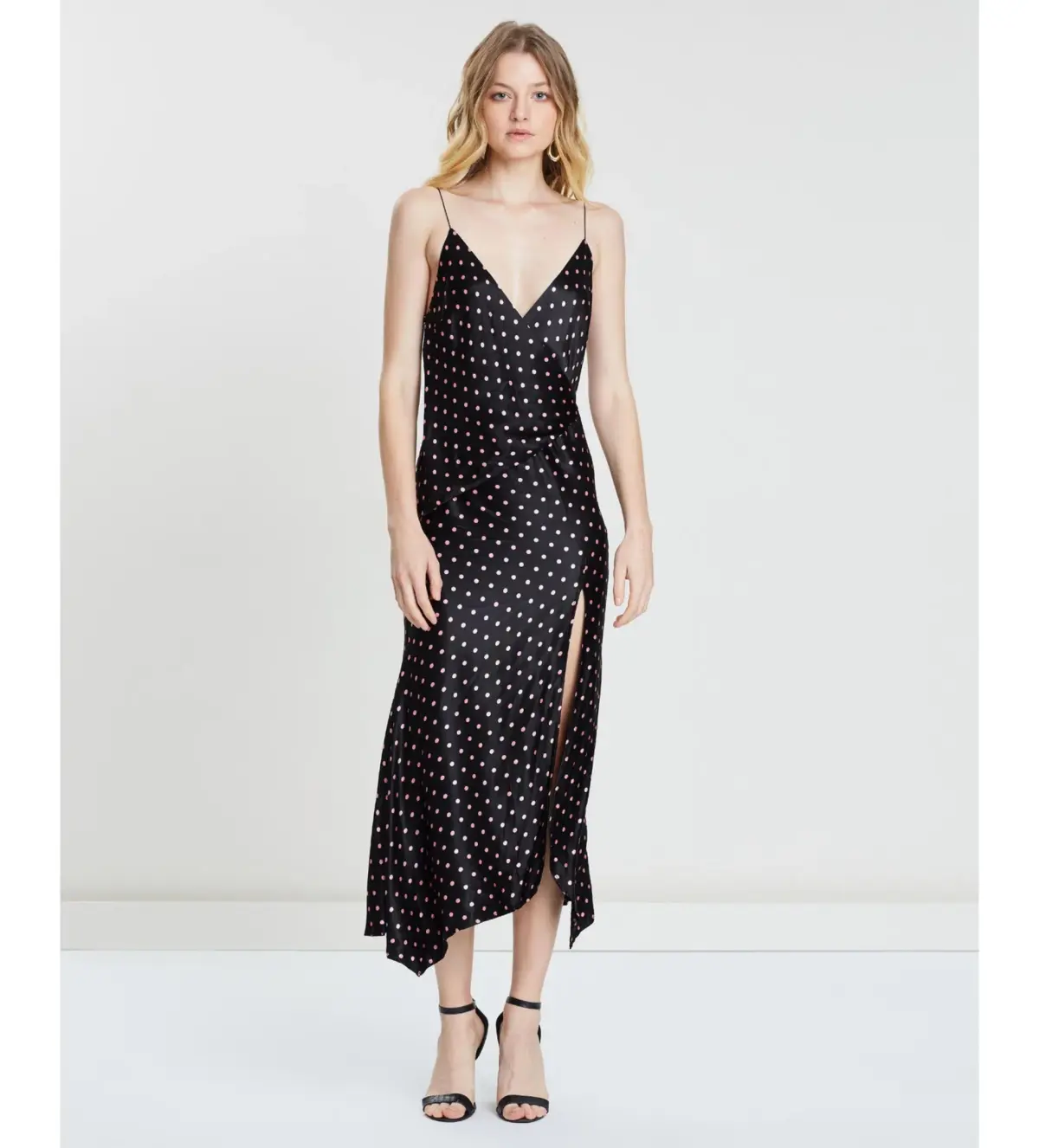 Bec & Bridge Kylie Slip Midi Dress Black Size AU 12 - Image 1