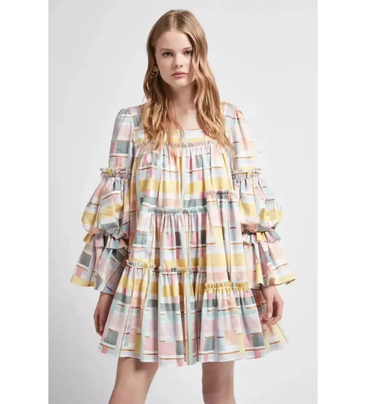 Aje L’Esprit Mini Dress Multi Size AU 6 - Image 1