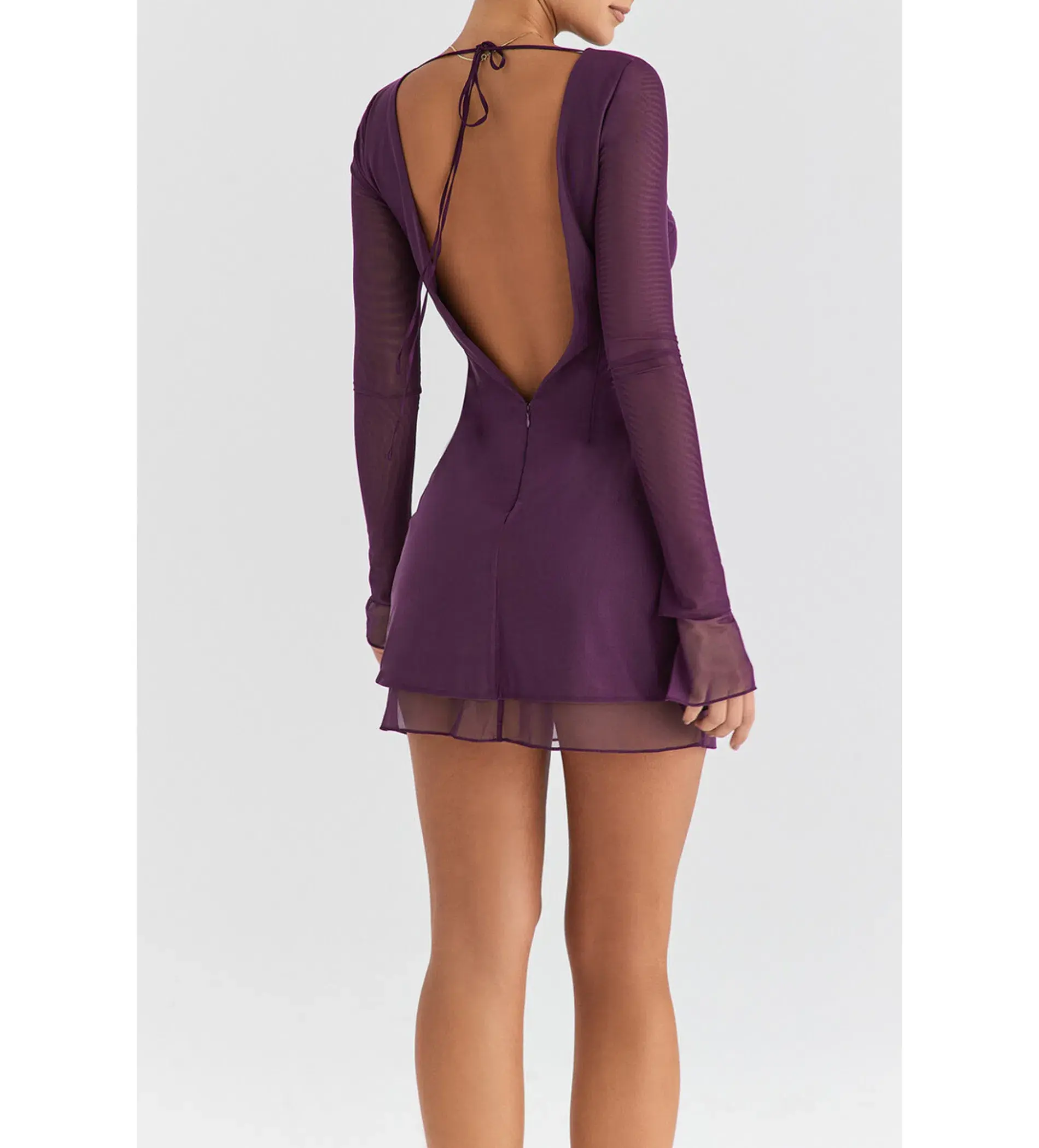 Mistress rocks Shadow Open Back Mini Dress AU 8 - Image 3