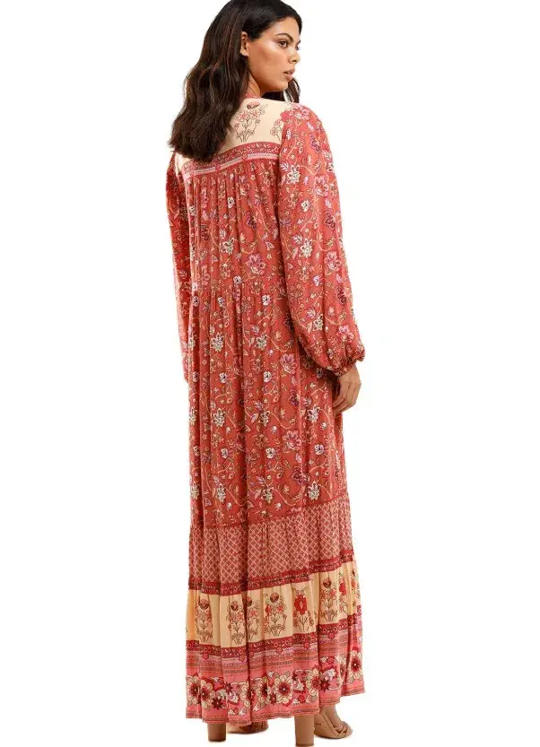 Spell The Gypsy Portobello Road Maxi Dress Red Size 14 - Image 2