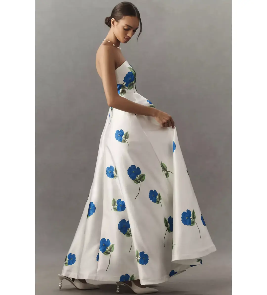 Aston Studio Audrey Dress Celeste Foam Size 8 for rent on The Volte - main image