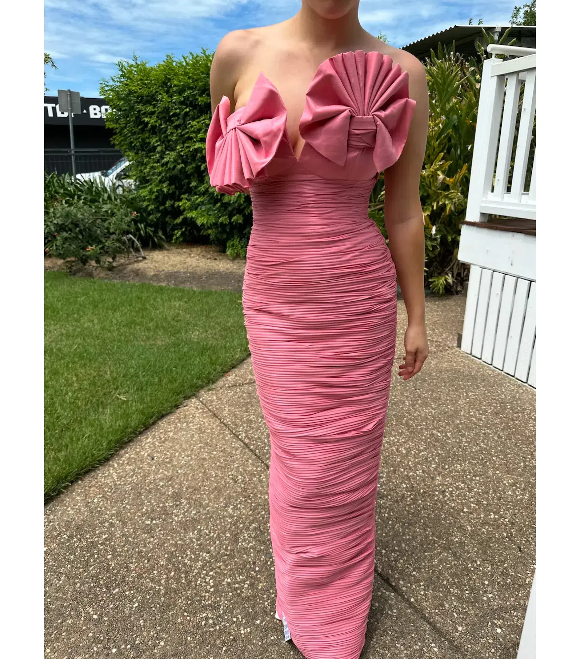 Rachel Gilbert Jensen Gown Pink Size 2 / AU 10 - Image 2