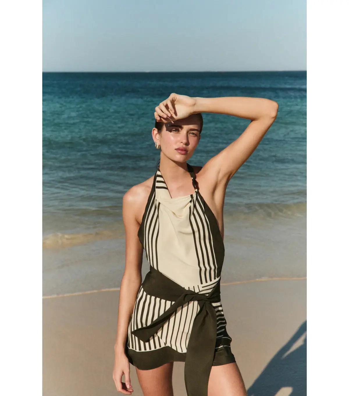 Sir the Label Leilana Mini Dress Garden Stripe Size 0 / AU 6 - Image 7