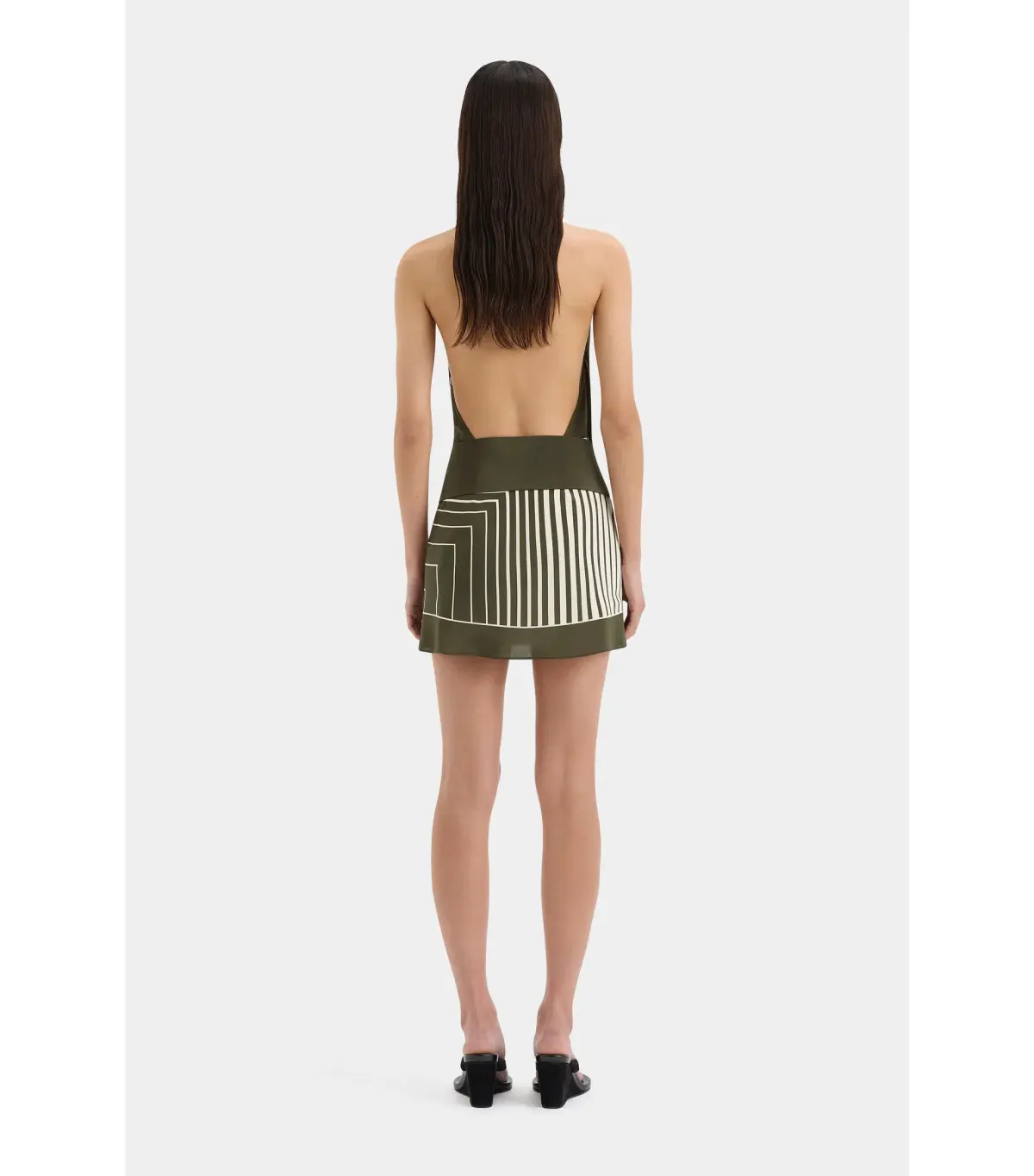 Sir the Label Leilana Mini Dress Garden Stripe Size 0 / AU 6 - Image 5