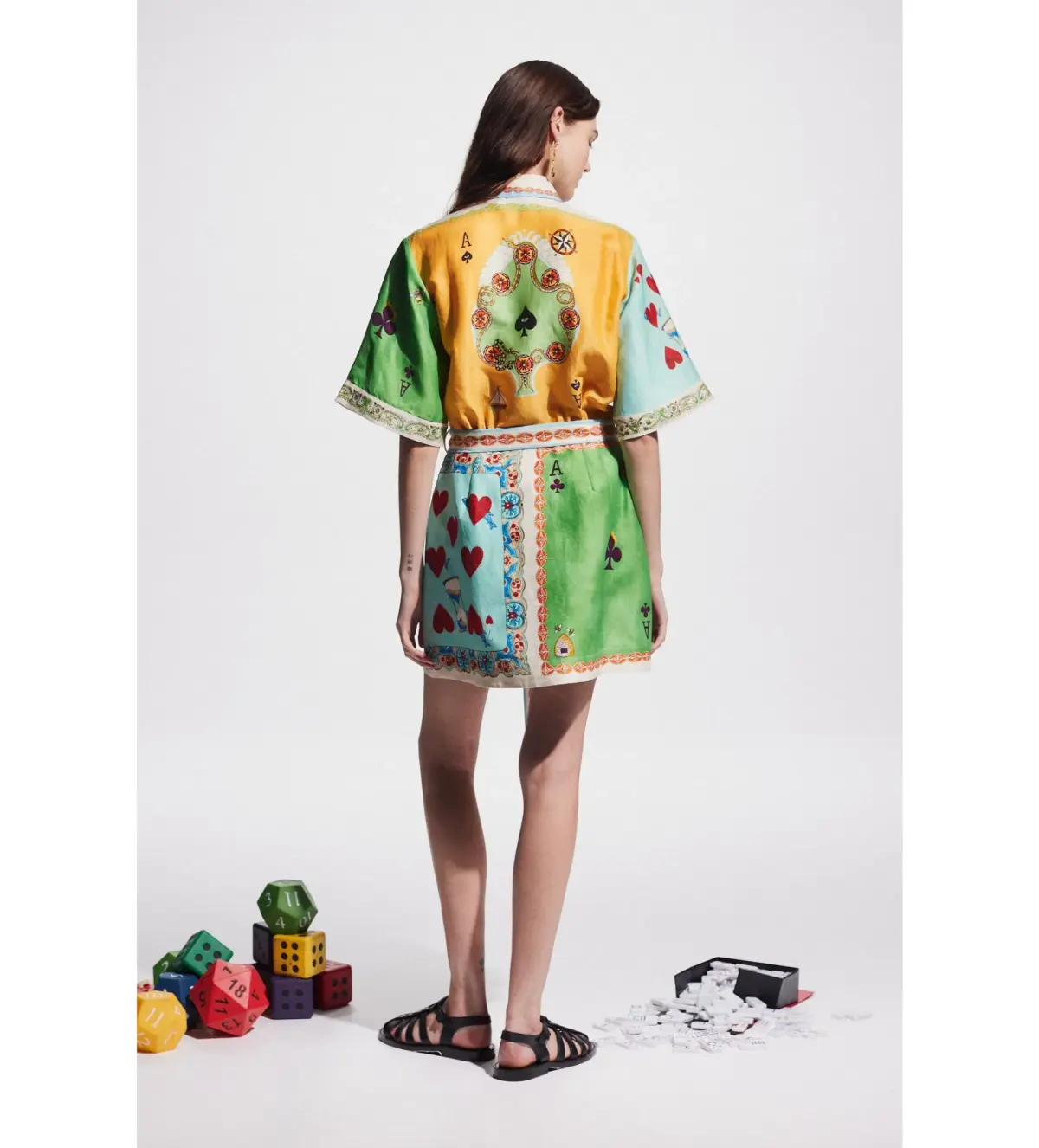 Alemais Rummy Mini Dress Multi Size 10  - Image 2