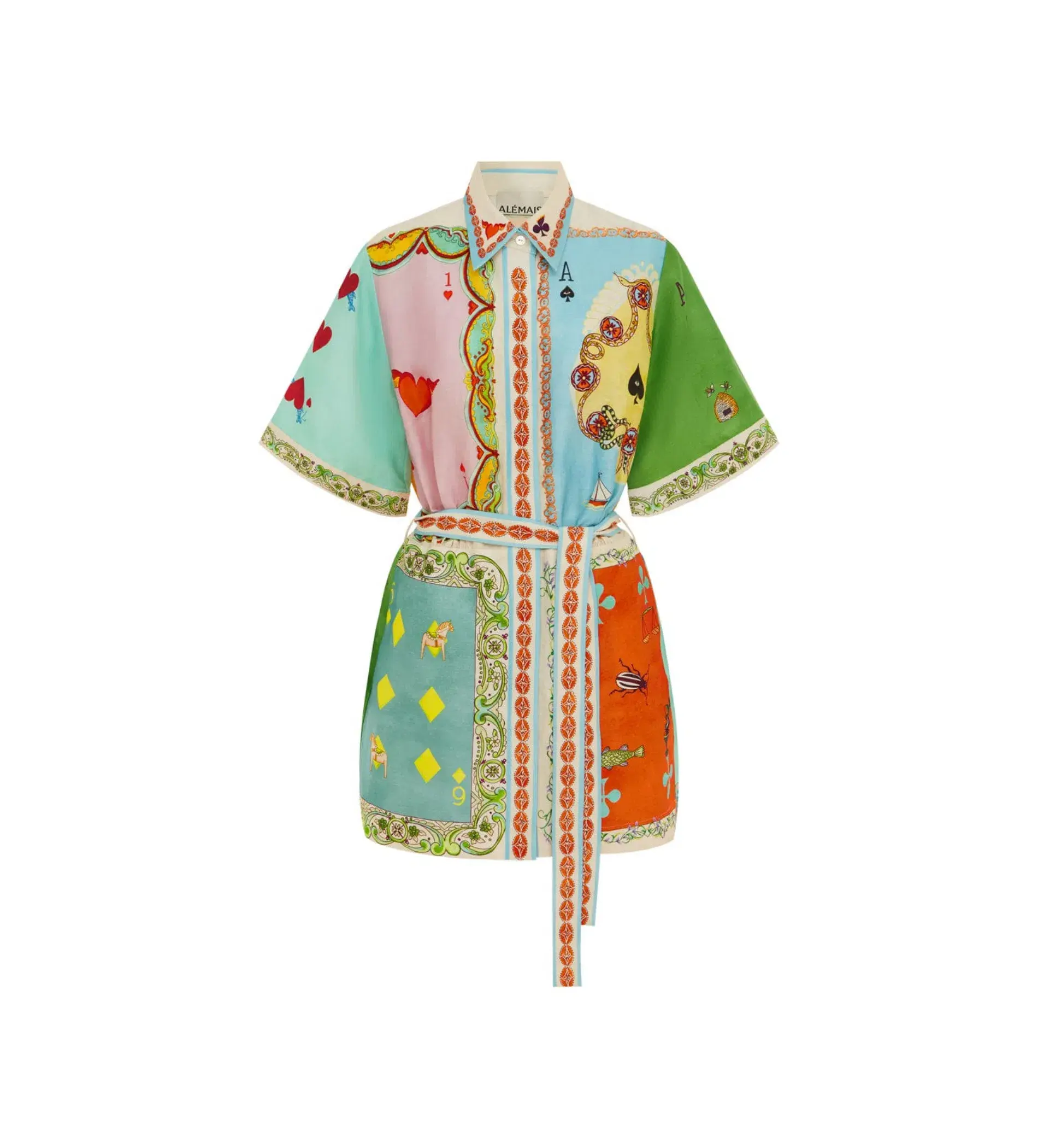 Alemais Rummy Mini Dress Multi Size 10  - Image 3