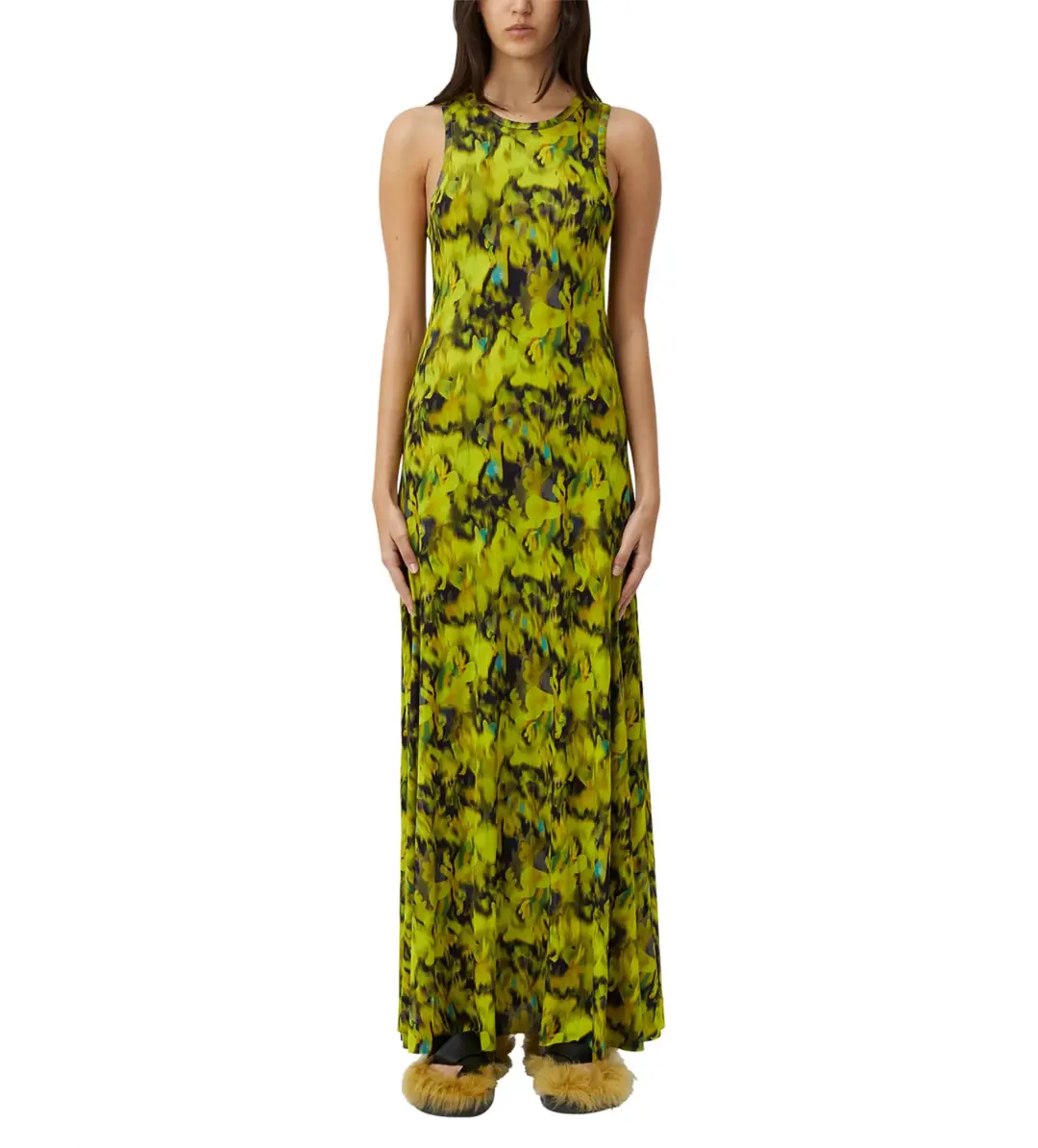 Camilla and Marc Etienne Maxi Dress Green Size 10  for rent on The Volte - main image