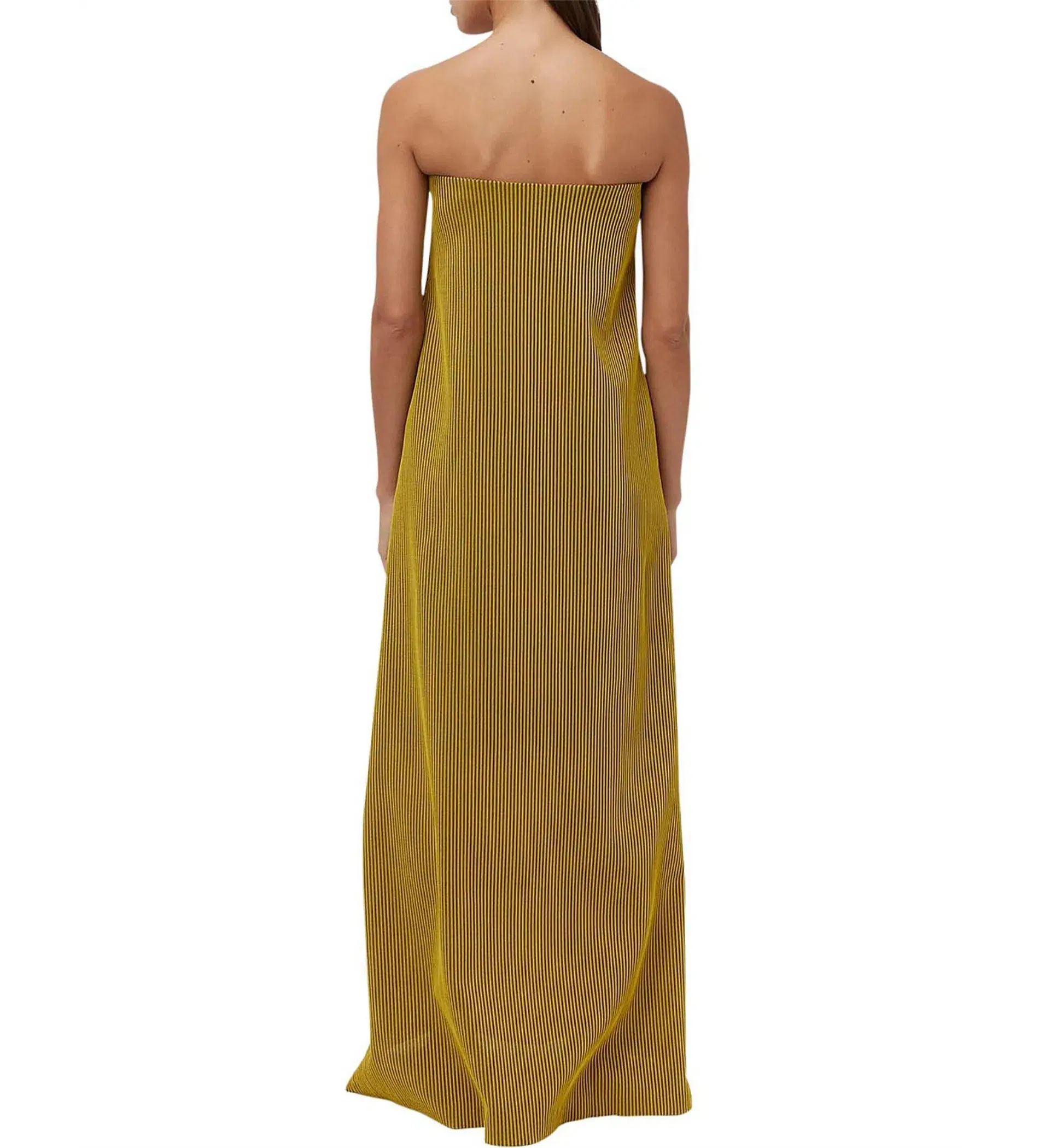 Camilla and Marc Izaro Maxi Dress Brown/Yellow Size 10  - Image 3