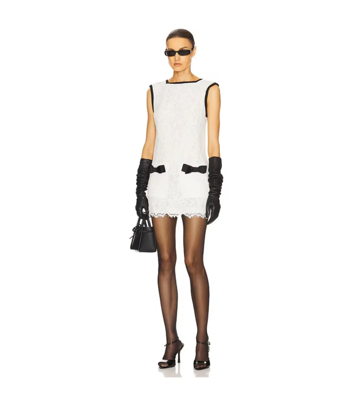 Helsa The Lace Mini Dress White Size S / AU 8  - Image 1