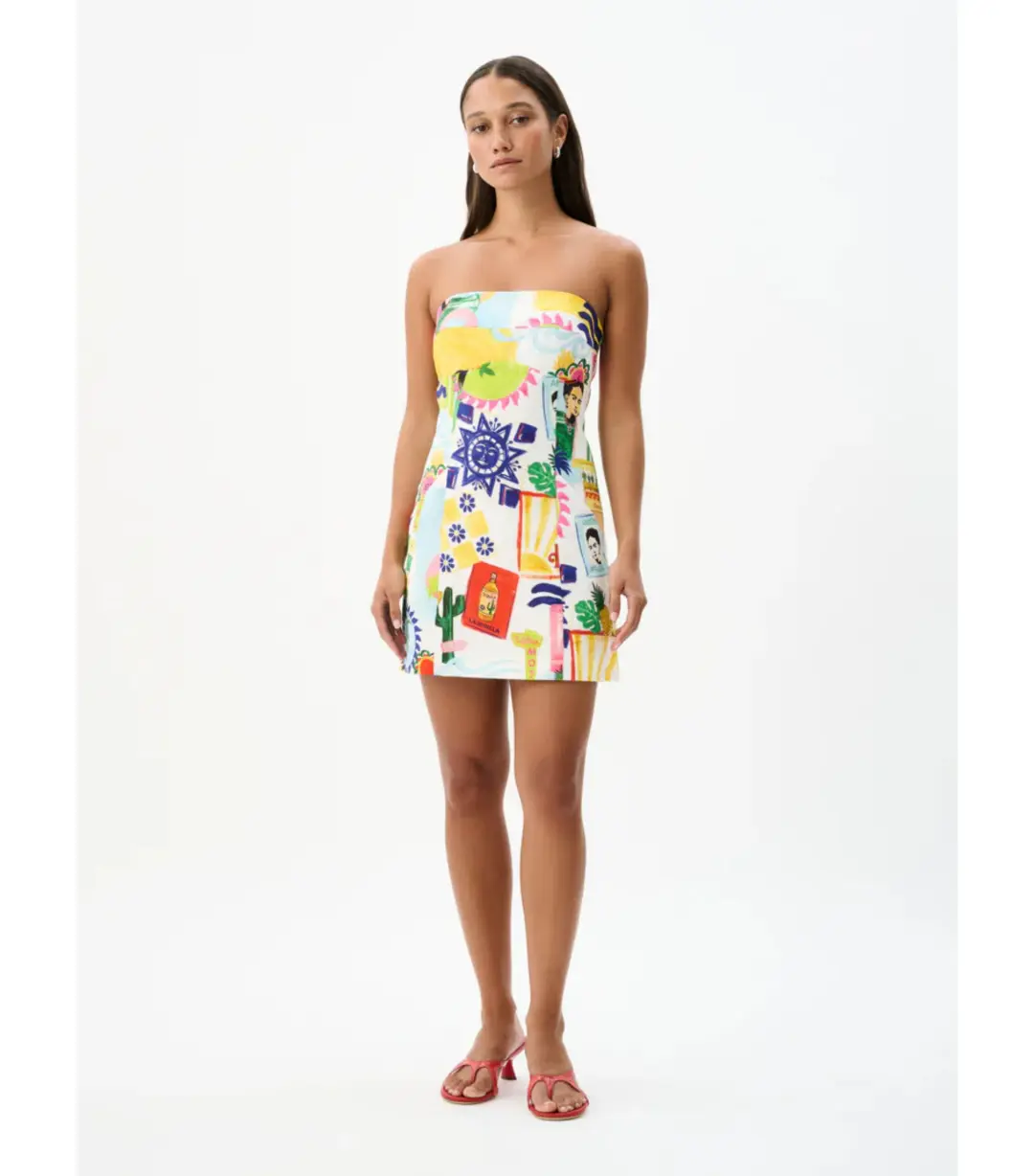 Roame Alba Mini Dress Hola Tulum Size 6 for rent on The Volte - main image