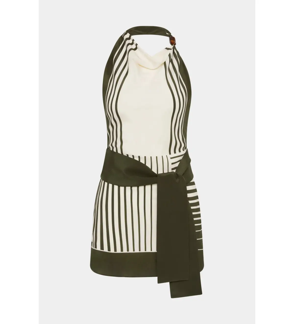 Sir The Label Leilana Mini Dress Garden Stripe Size AU 8 - Image 4