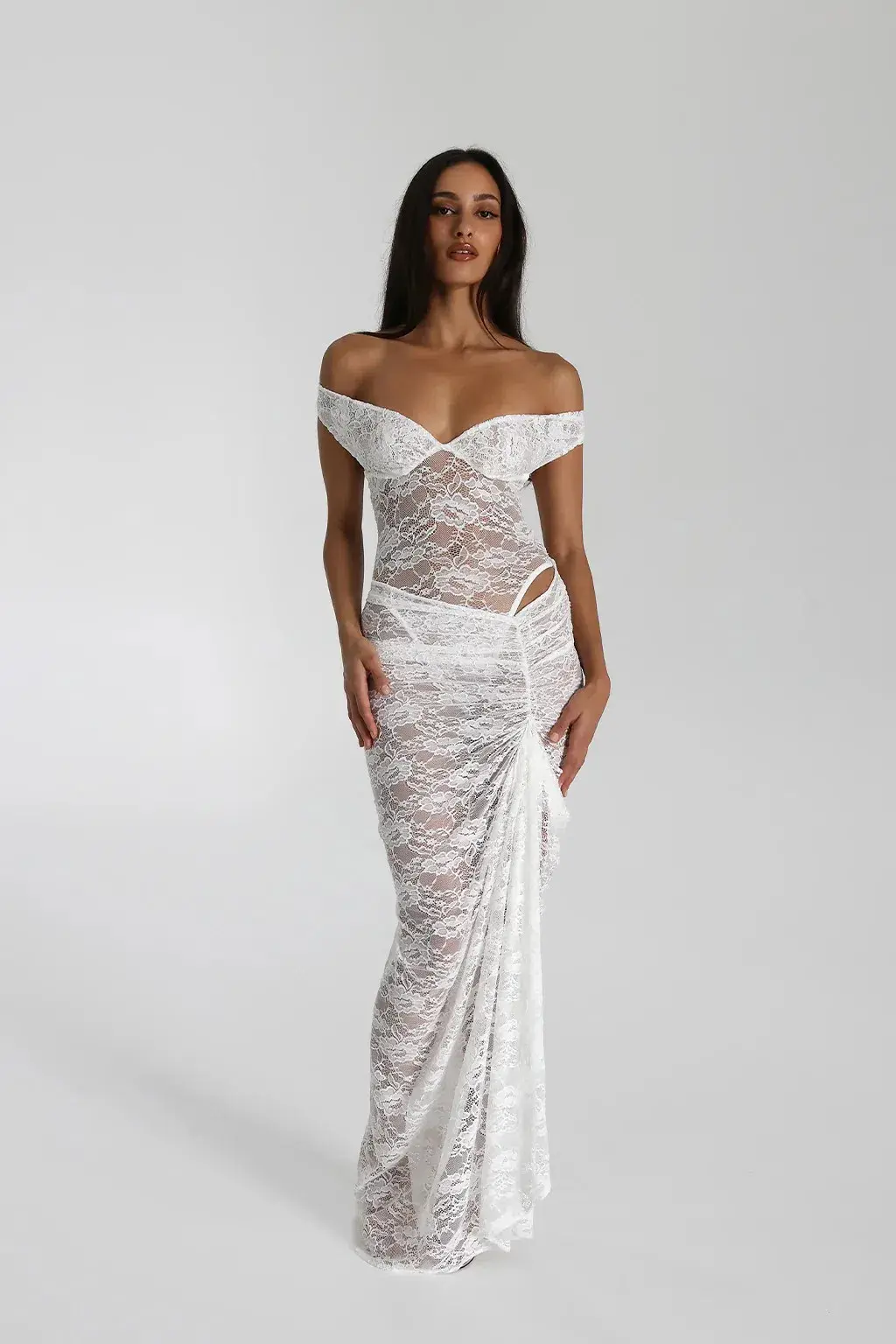 Natalie Rolt Aubrey Maxi Dress White Size 1/AU 8 - Image 1