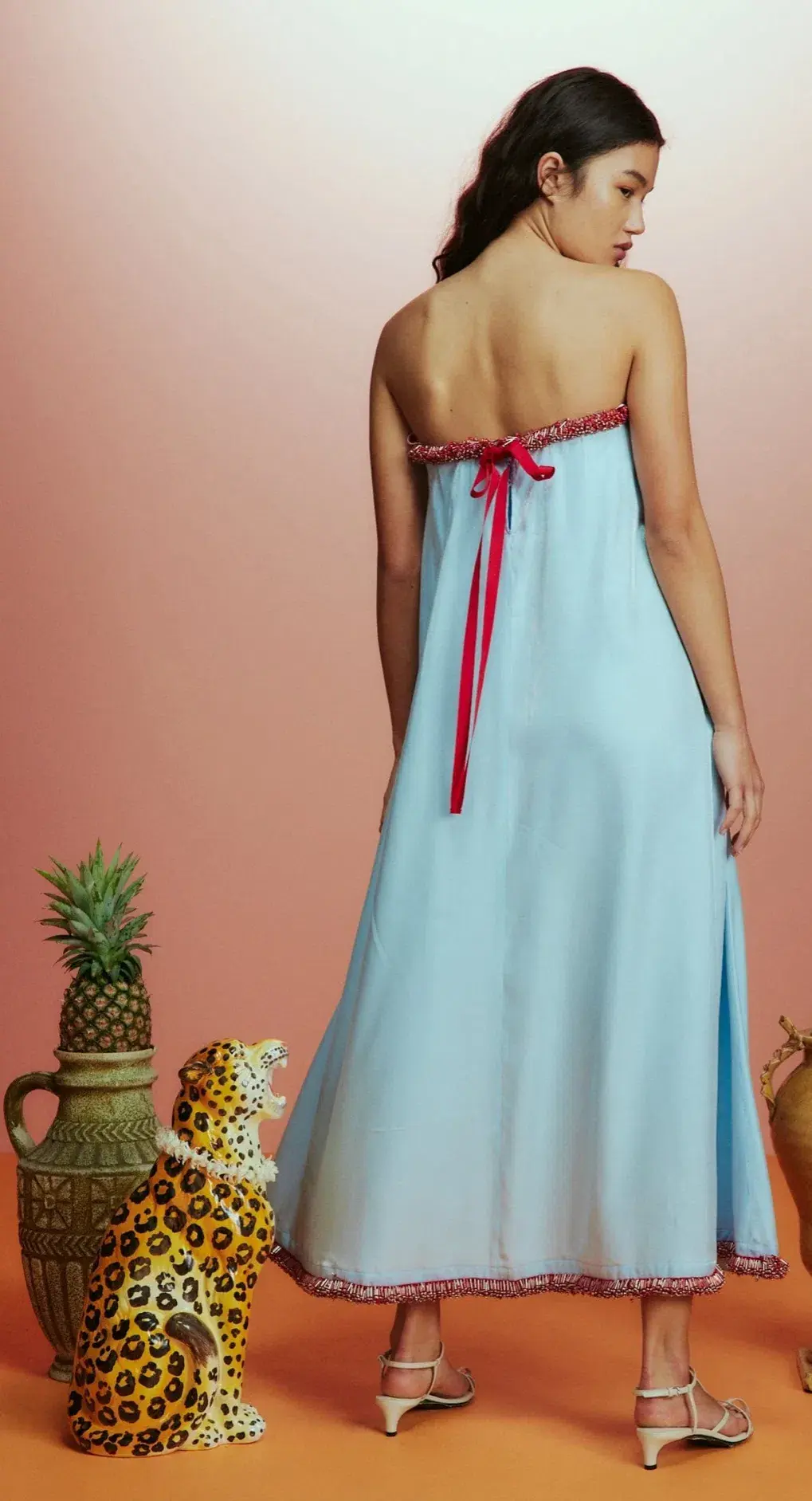 Alemais Orion Gown Sky Blue Size AU 10 - Image 2